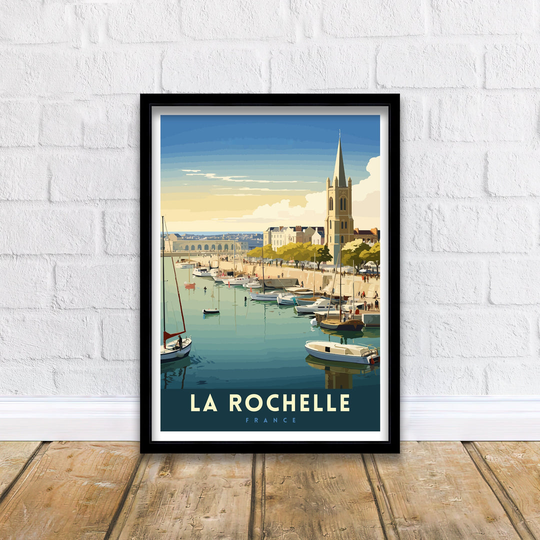 La Rochelle Travel Poster La Rochelle