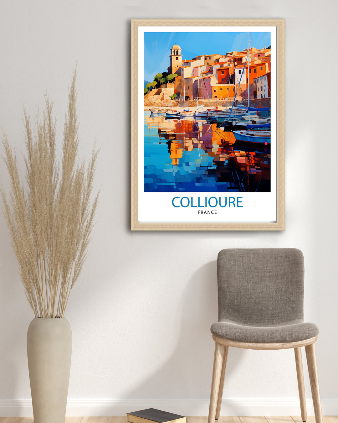 Collioure France Travel Poster Collioure