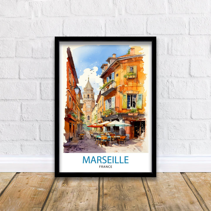 Marseille France Travel Poster Marseille