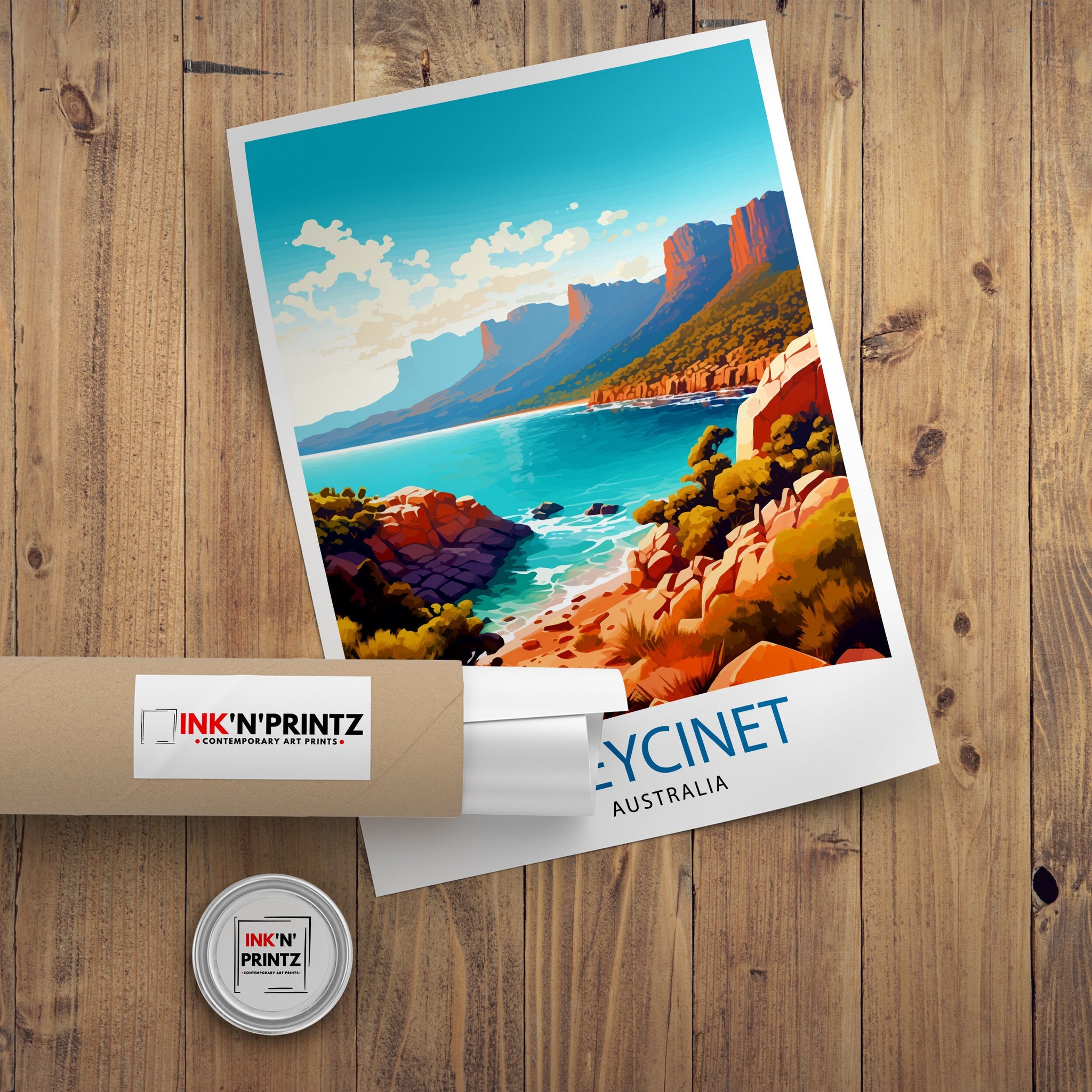 Freycinet National Park, Tasmania Art Print, Coastal Decor