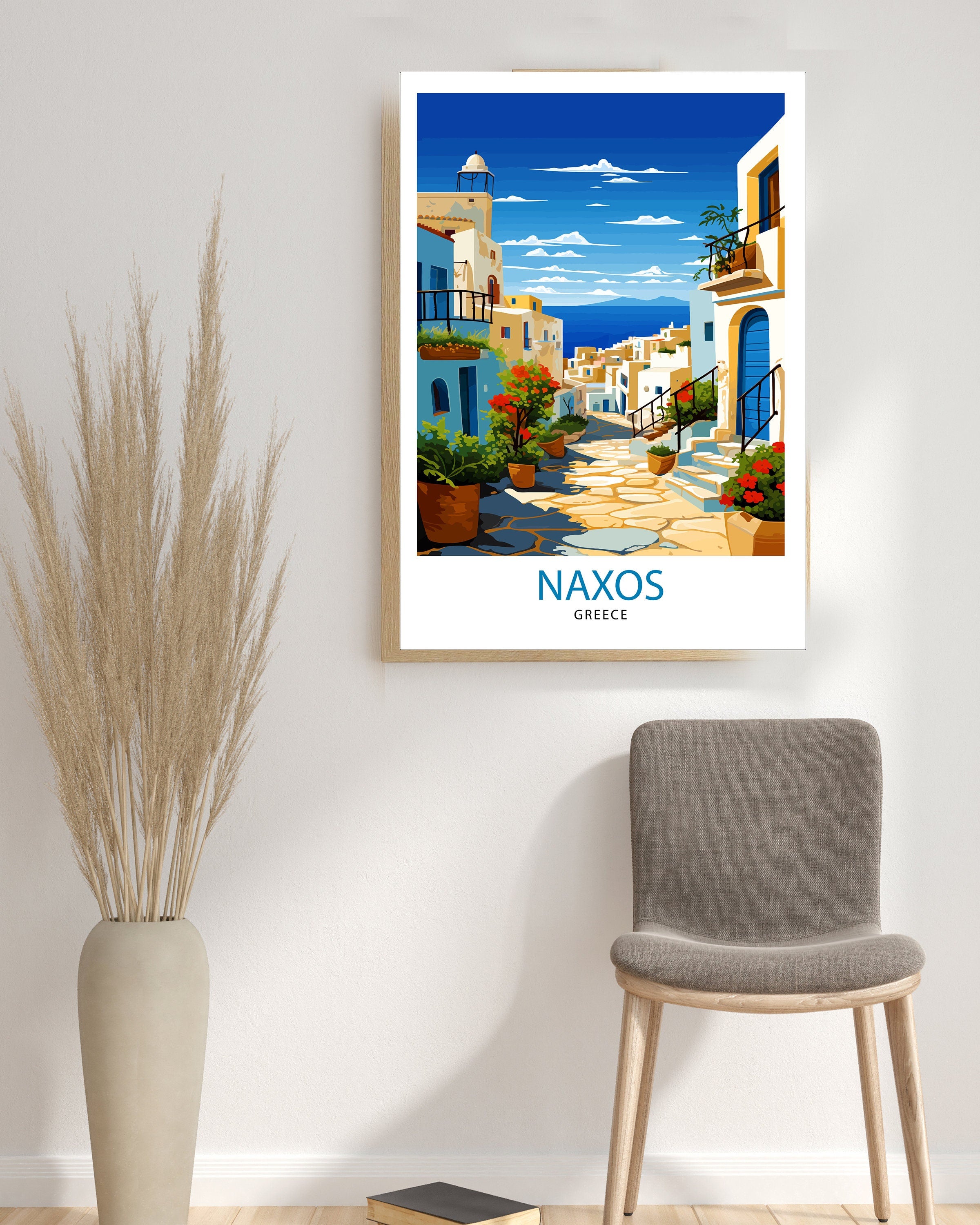 Rhodes Greece Travel Print Rhodes Wall Decor Greek Island Poster Rhodes Travel Prints Rhodes Island Art Print Rhodes Illustration Greece
