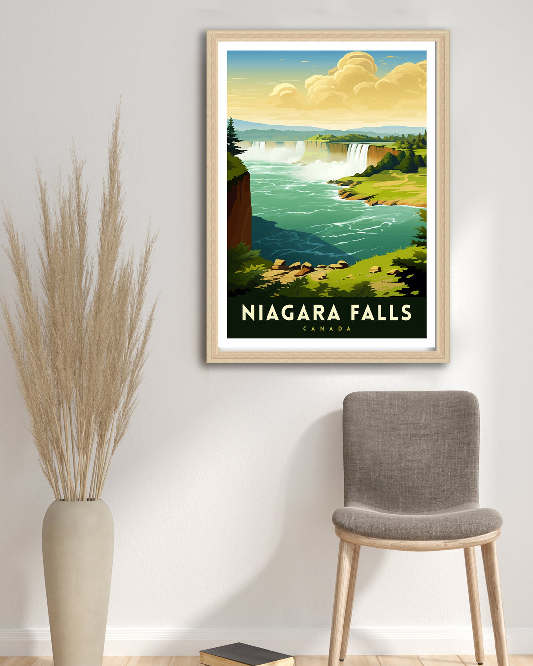 Niagara Falls Travel Poster Waterfall