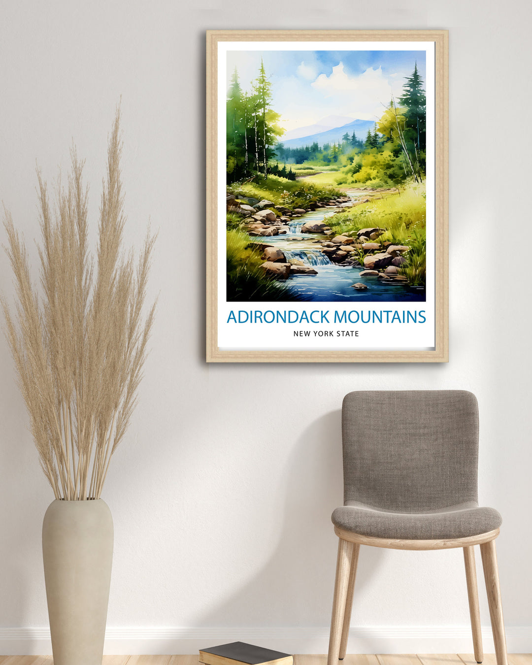 Adirondack Mountains Travel Poster