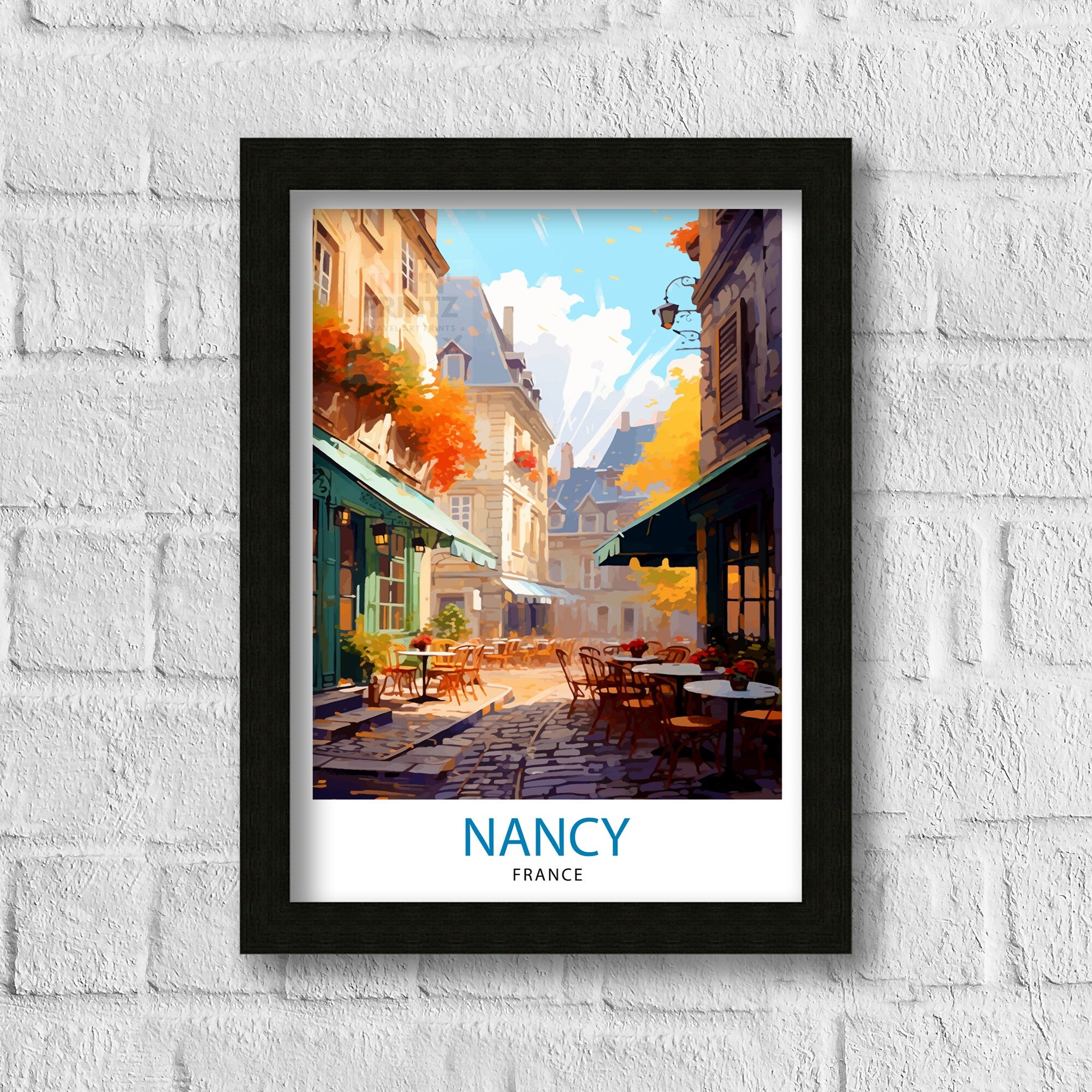 Nancy France Travel Print| Nancy Wall Decor Nancy Poster France Travel Prints Nancy Art Print Nancy Illustration Nancy Wall Art France Print