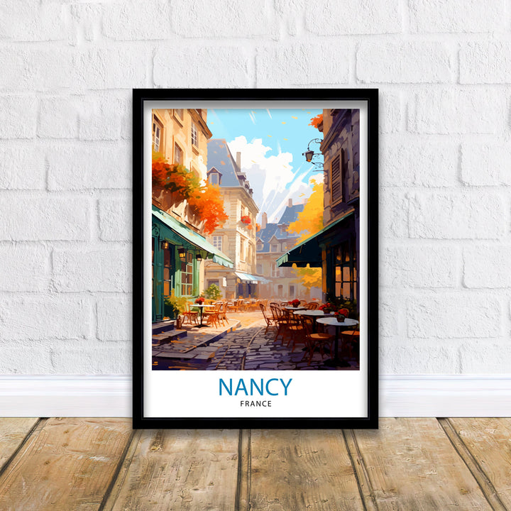 Nancy France Travel Poster