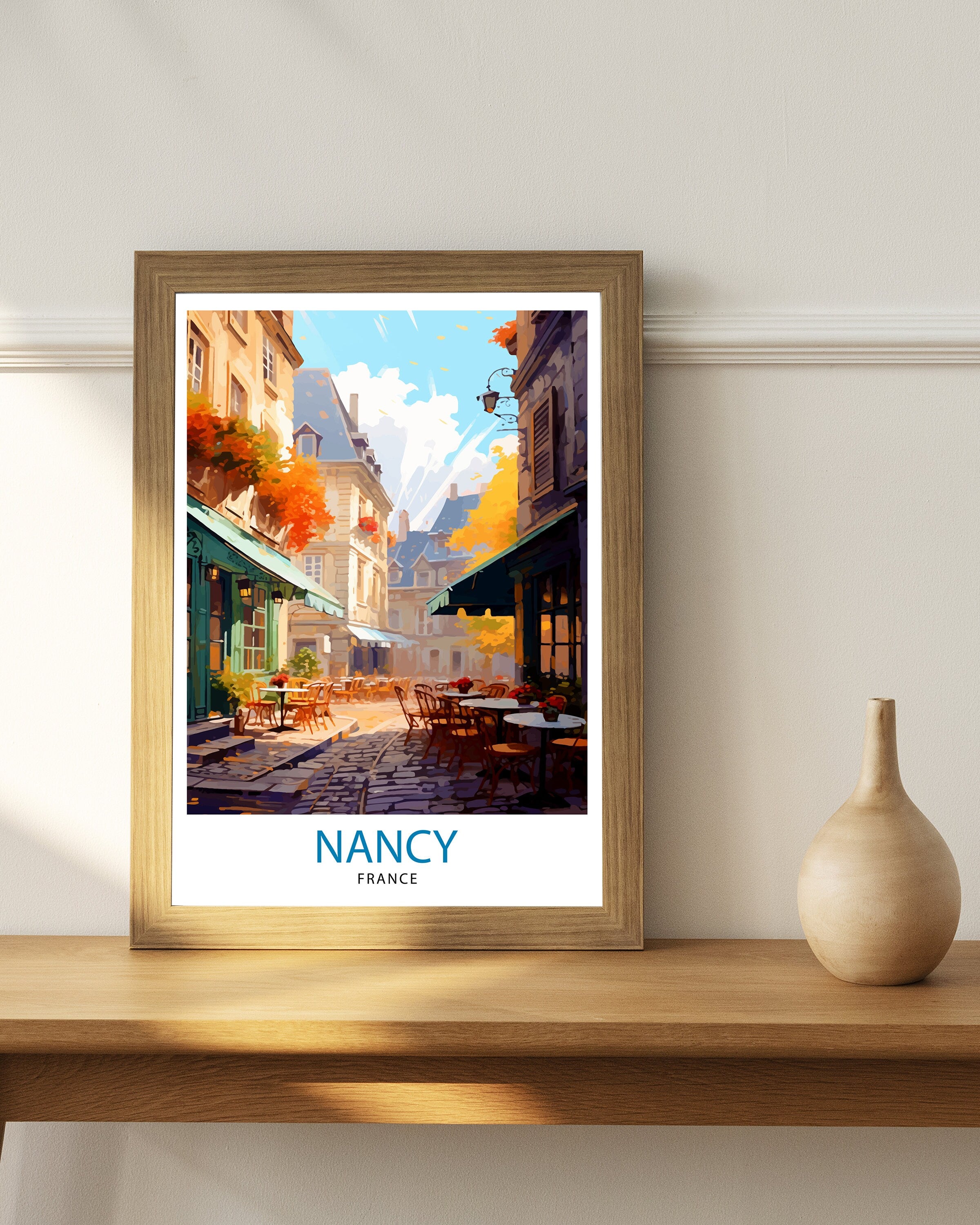 Nancy France Travel Print| Nancy Wall Decor Nancy Poster France Travel Prints Nancy Art Print Nancy Illustration Nancy Wall Art France Print