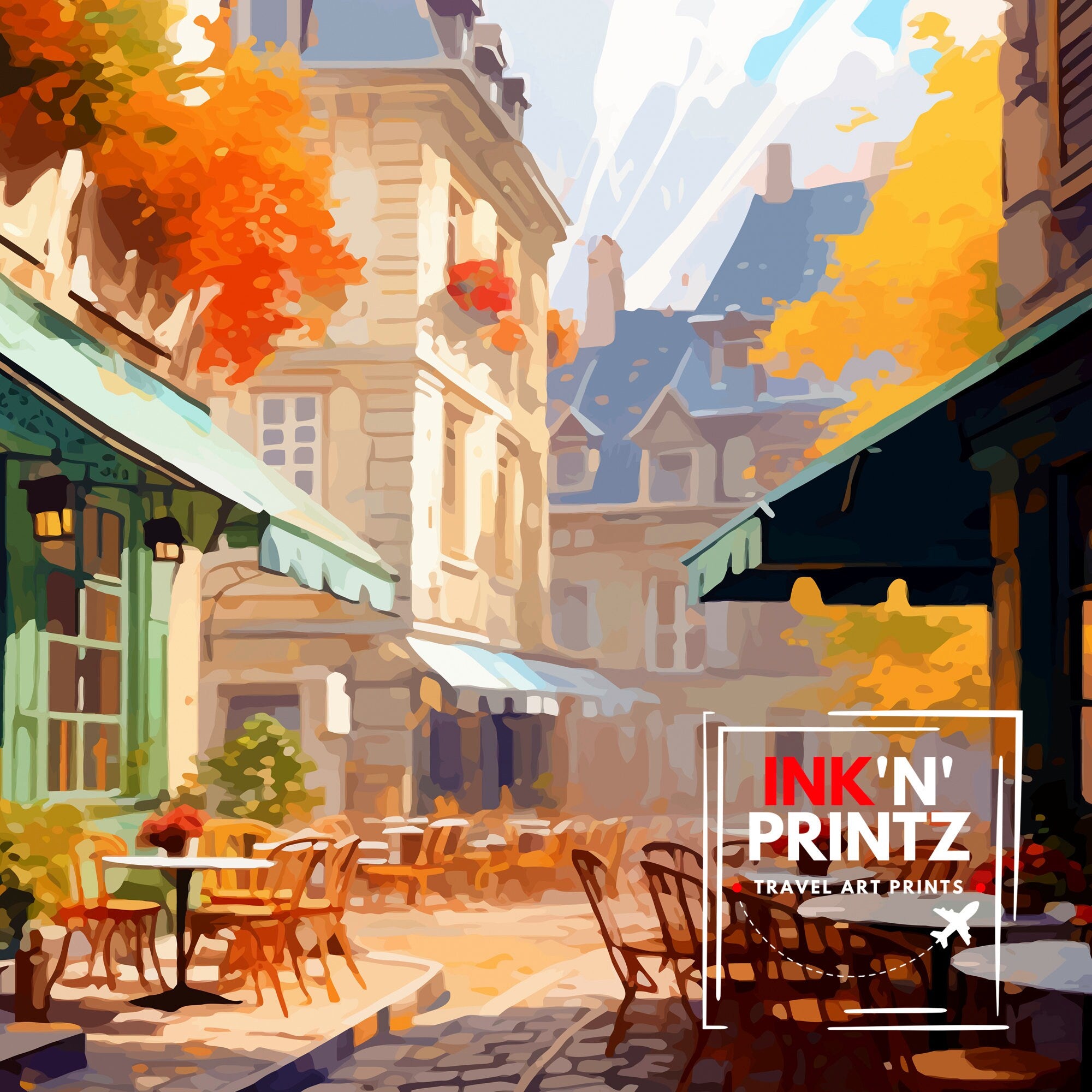 Nancy France Travel Print| Nancy Wall Decor Nancy Poster France Travel Prints Nancy Art Print Nancy Illustration Nancy Wall Art France Print