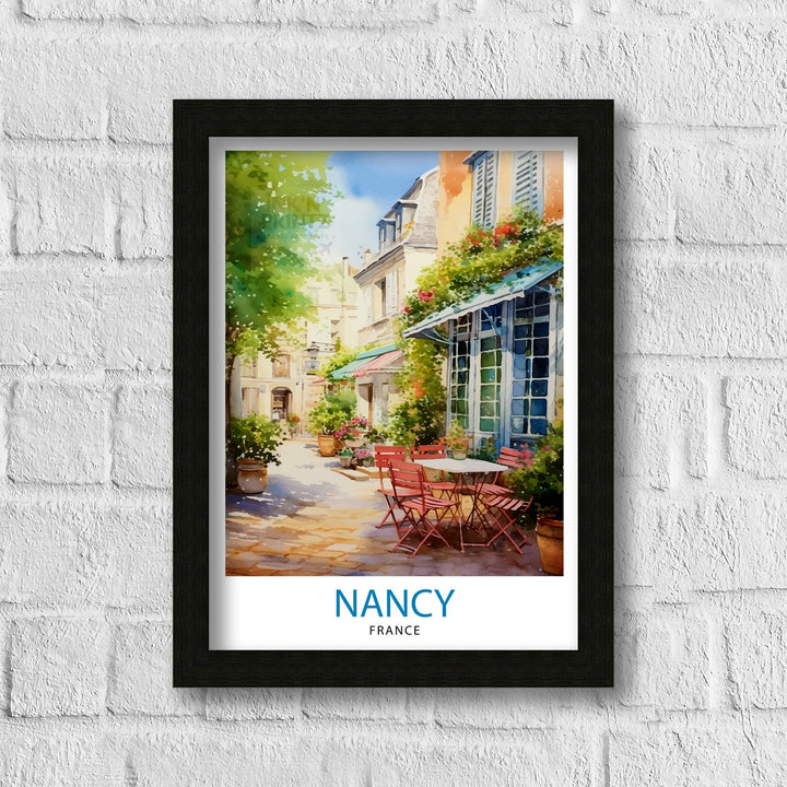 Nancy France Travel Poster Nancy