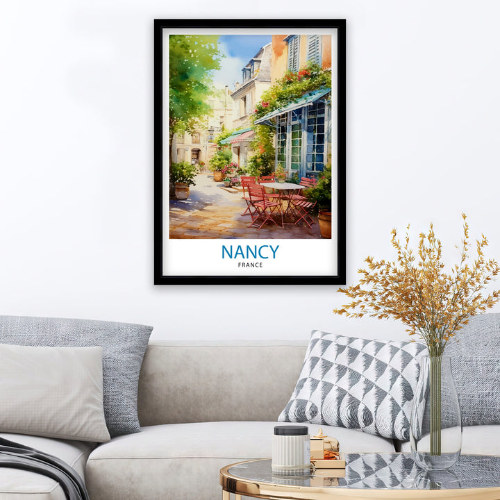 Nancy France Travel Poster Nancy