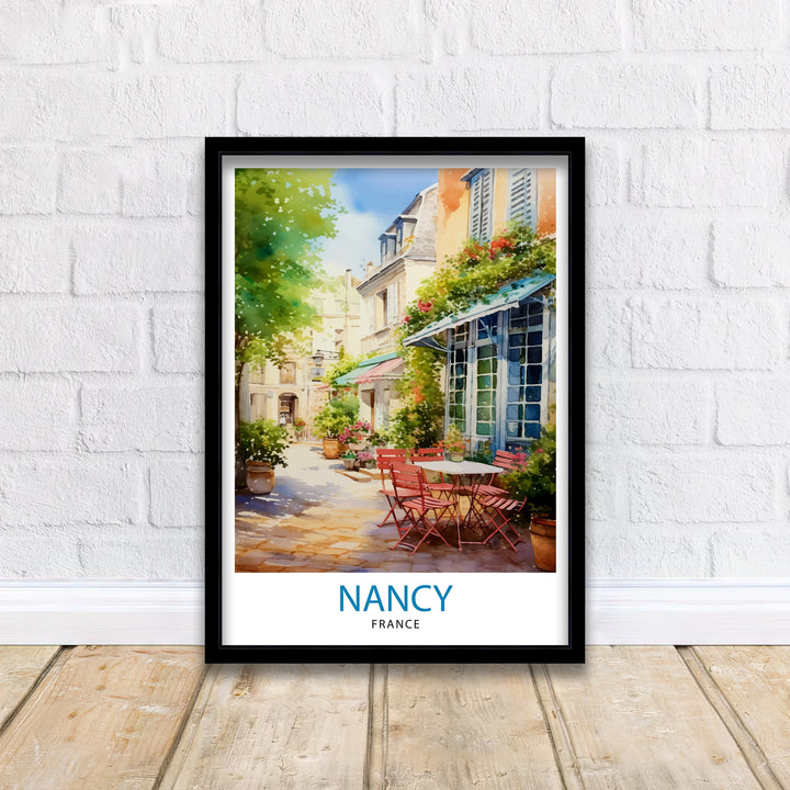 Nancy France Travel Poster Nancy