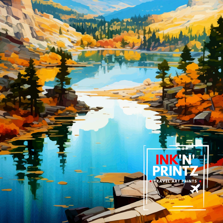 Estes Park Colorado Travel Print Colorado Wall Decor Estes Park Poster Rocky Mountain Travel Prints Colorado Art Print Estes Park