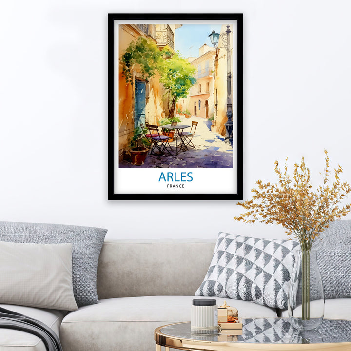 Arles France Travel Poster Arles