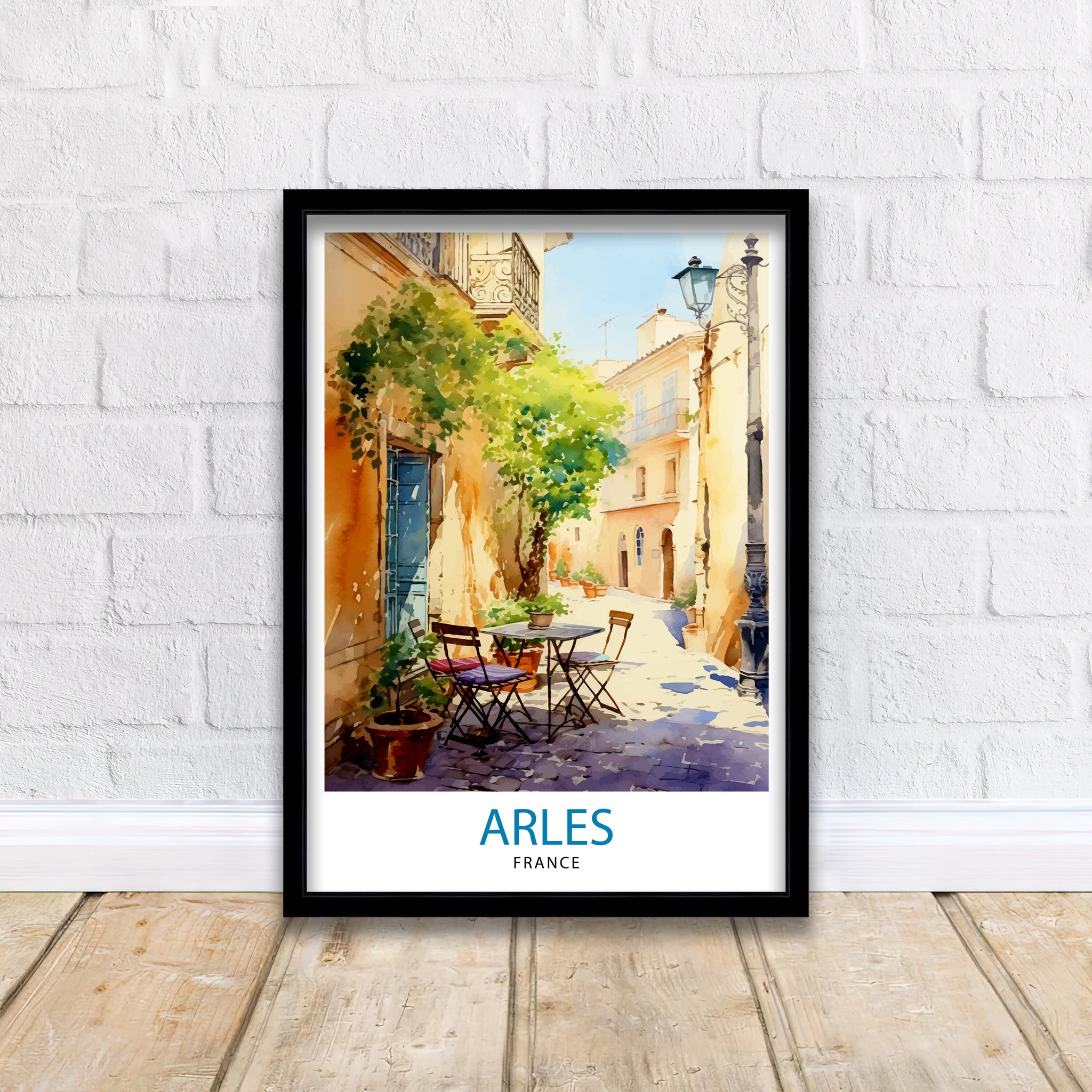 Arles France Travel Print Arles Wall Decor Arles Home Living Decor Arles France Illustration Travel Poster Gift for Arles France Home Decor
