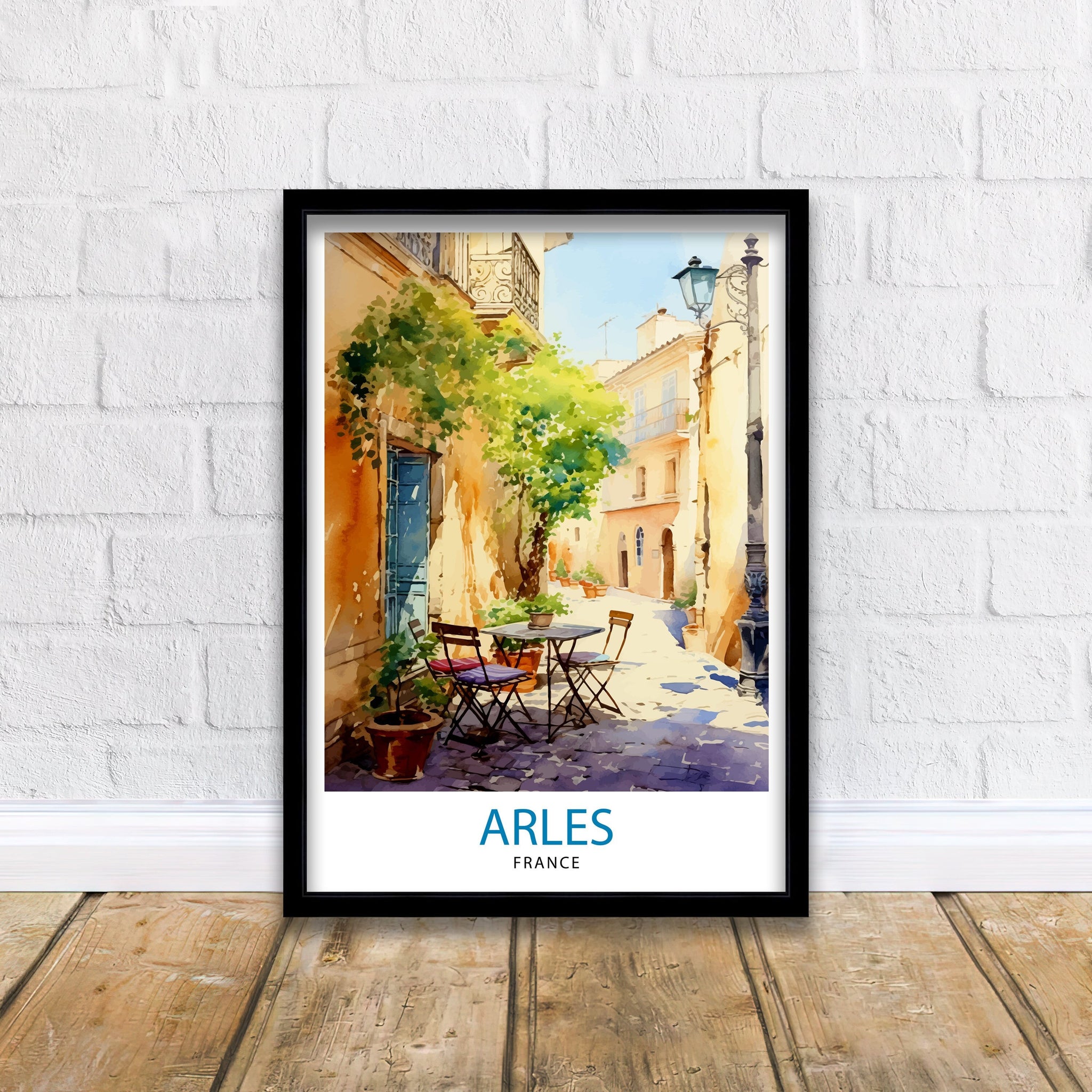 Arles France Travel Print Arles Wall Decor Arles Home Living Decor Arles France Illustration Travel Poster Gift for Arles France Home Decor
