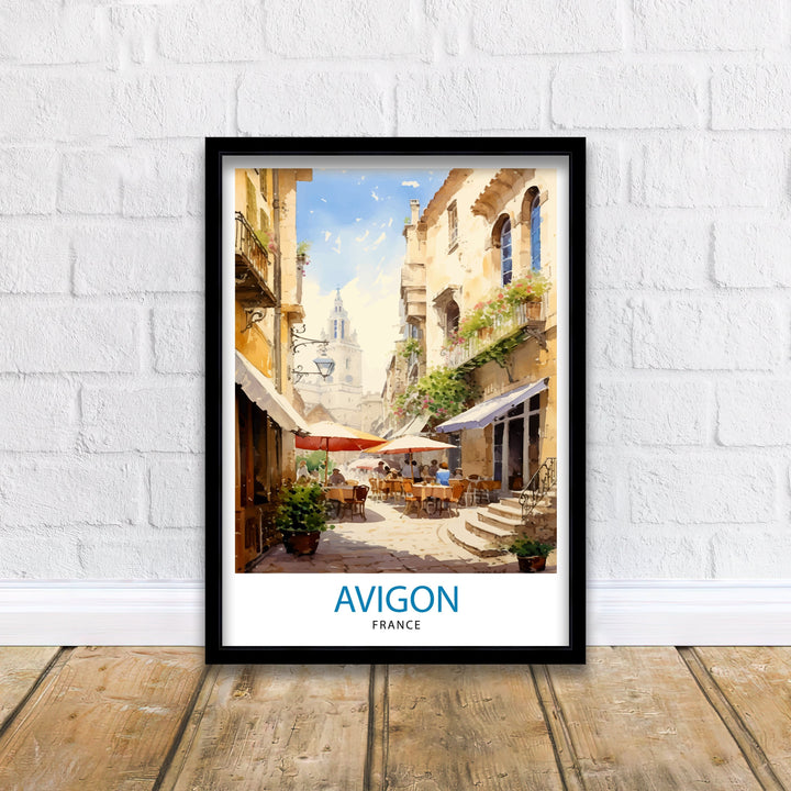 Avignon France Travel Poster , Avignon