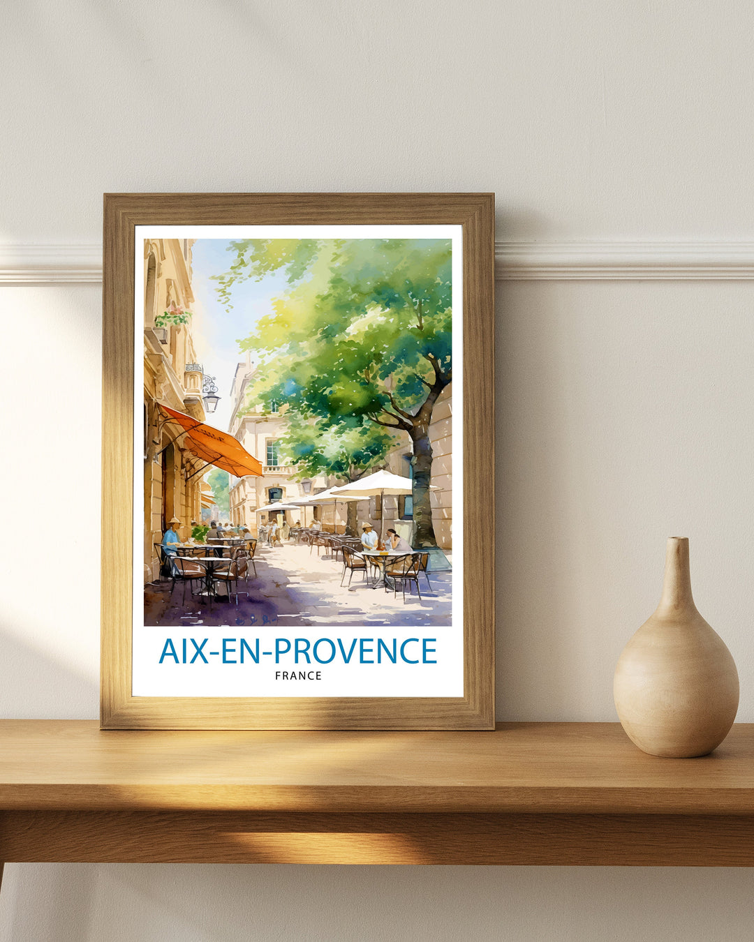 Aix-en-Provence Travel Poster Provence