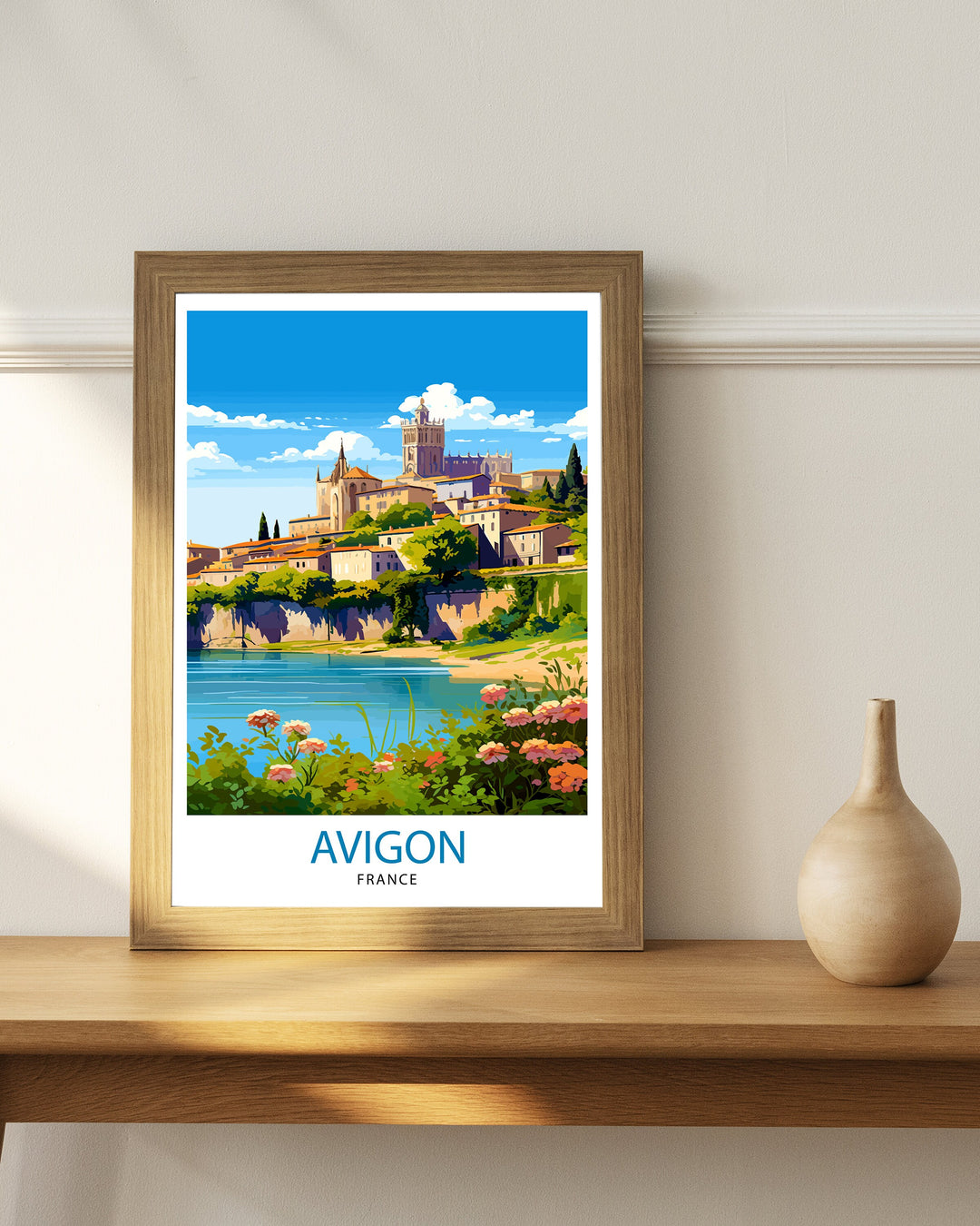 Avignon France Travel Poster , Avignon