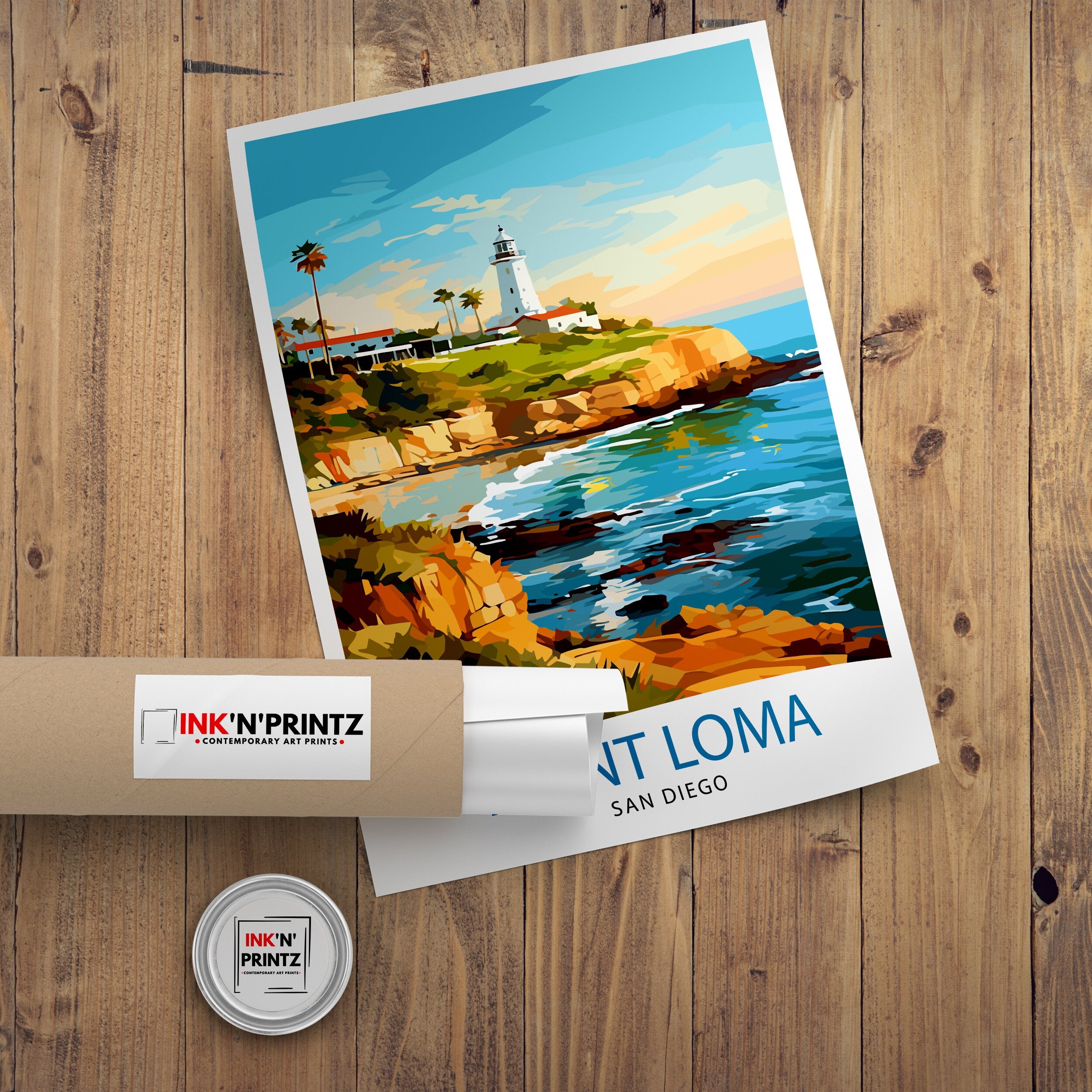 Point Loma San Diego Travel Print| Point Loma Wall Decor Point Loma Poster San Diego Travel Prints Point Loma Art Print Point