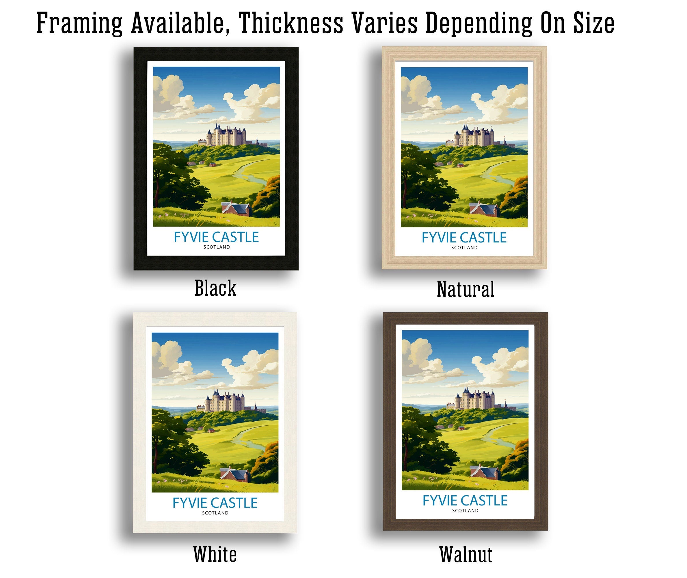 Fyvie Castle Scotland Travel Print Fyvie Castle Wall Decor Fyvie Castle Poster Scotland Travel Prints Fyvie Castle Art Print Fyvie Castle