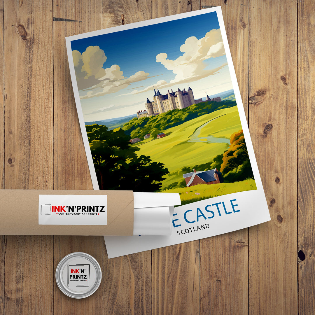 Fyvie Castle Scotland Travel Print Fyvie Castle Wall Decor Fyvie Castle Poster Scotland Travel Prints Fyvie Castle Art Print Fyvie Castle