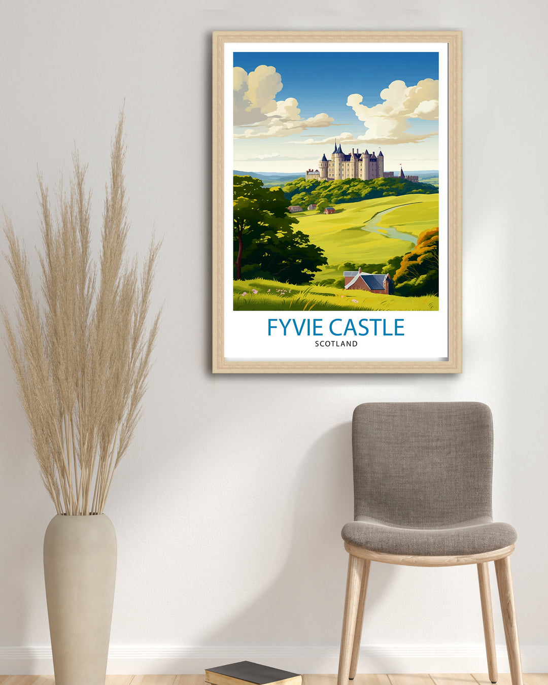 Fyvie Castle Scotland Travel Print Fyvie Castle Wall Decor Fyvie Castle Poster Scotland Travel Prints Fyvie Castle Art Print Fyvie Castle