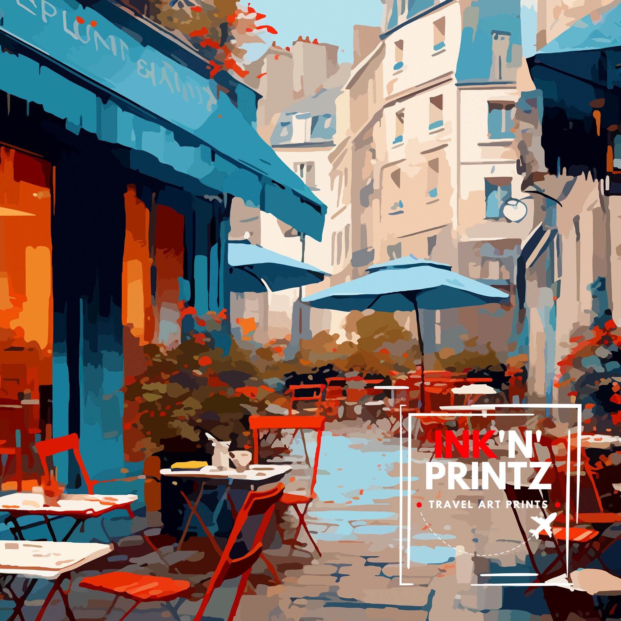 Cannes France Travel Print Cannes Wall Decor Cannes Poster French Riviera Travel Prints Cannes Art Print Cannes Illustration
