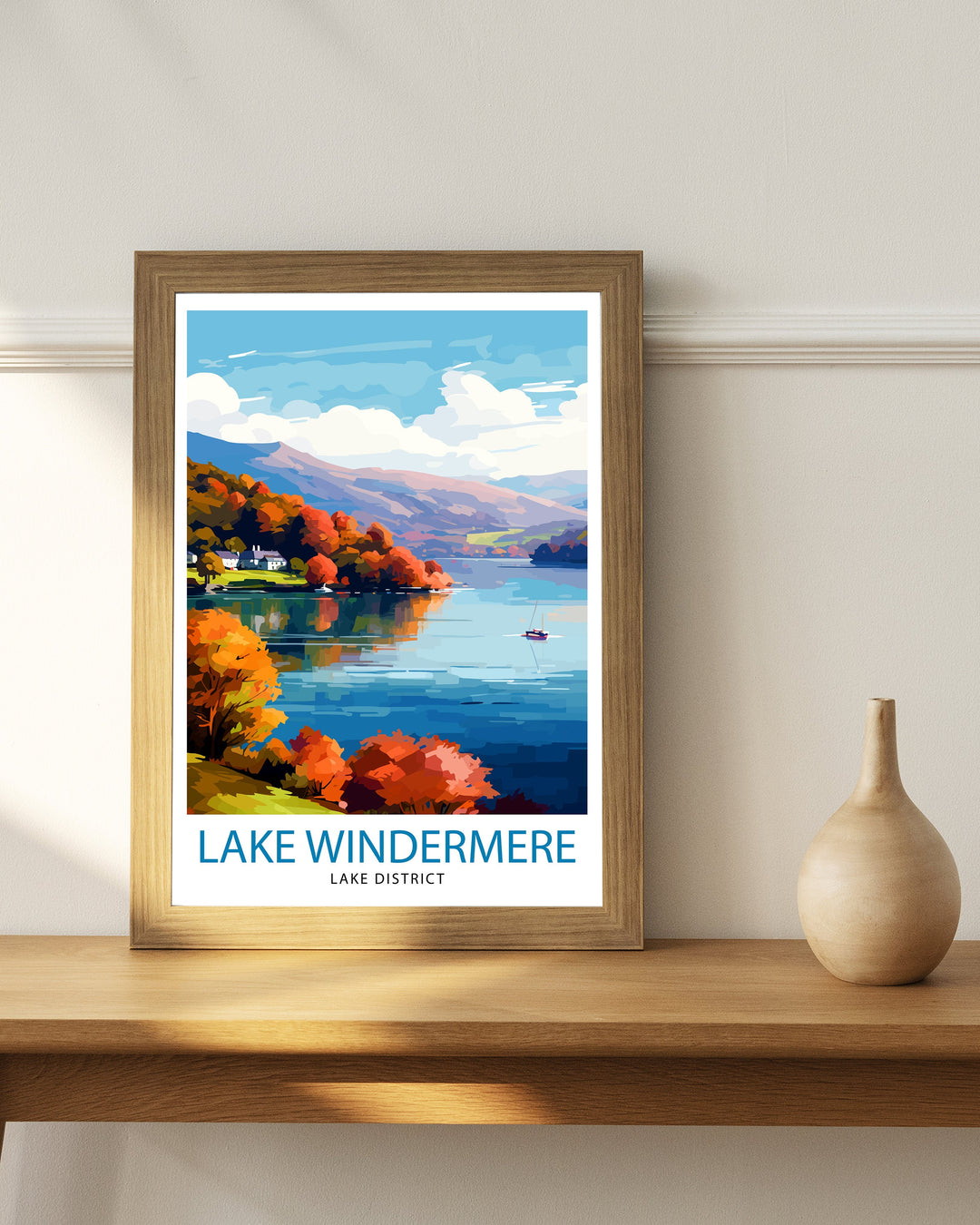 Lake Windermere Travel Poster