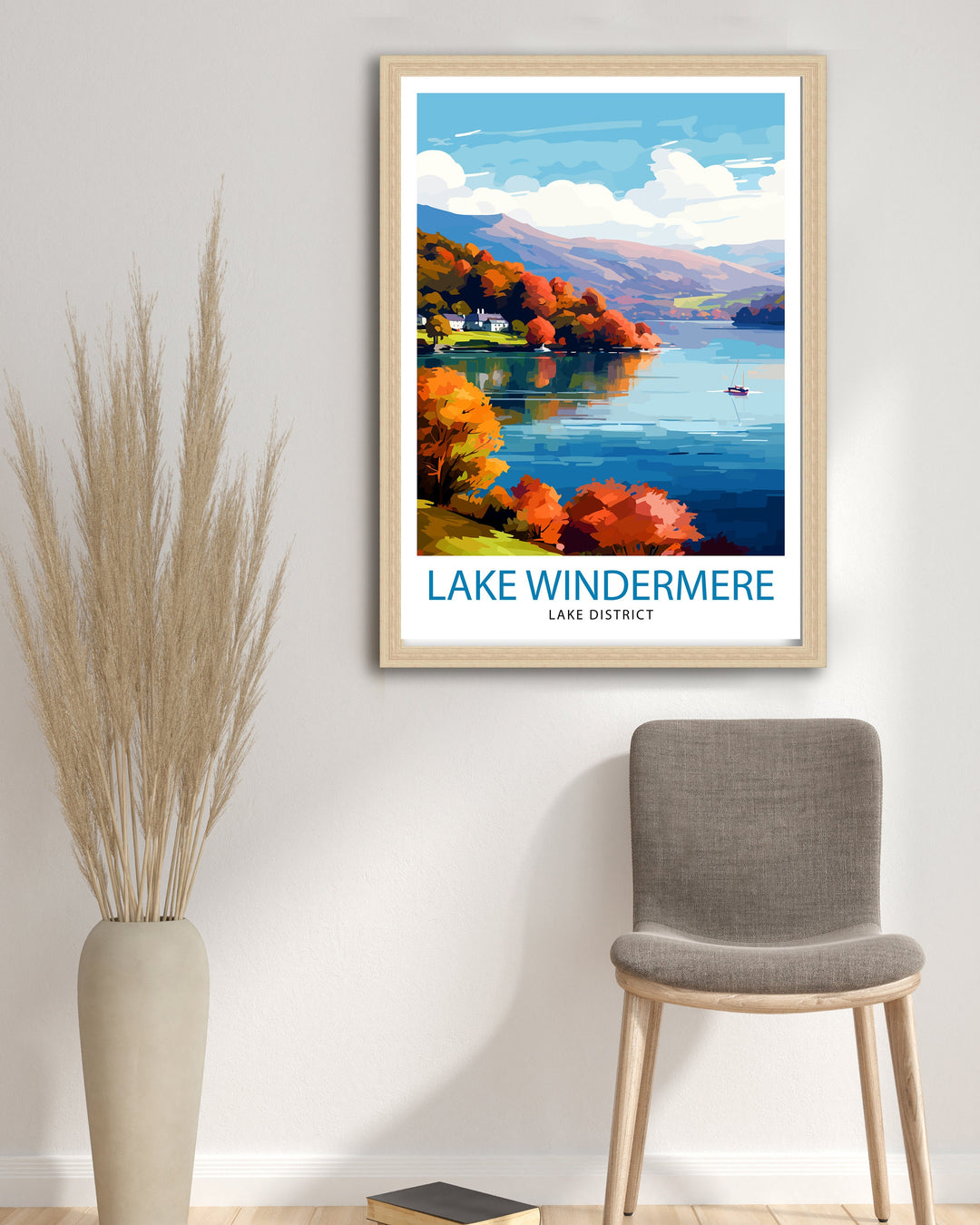 Lake Windermere Travel Poster