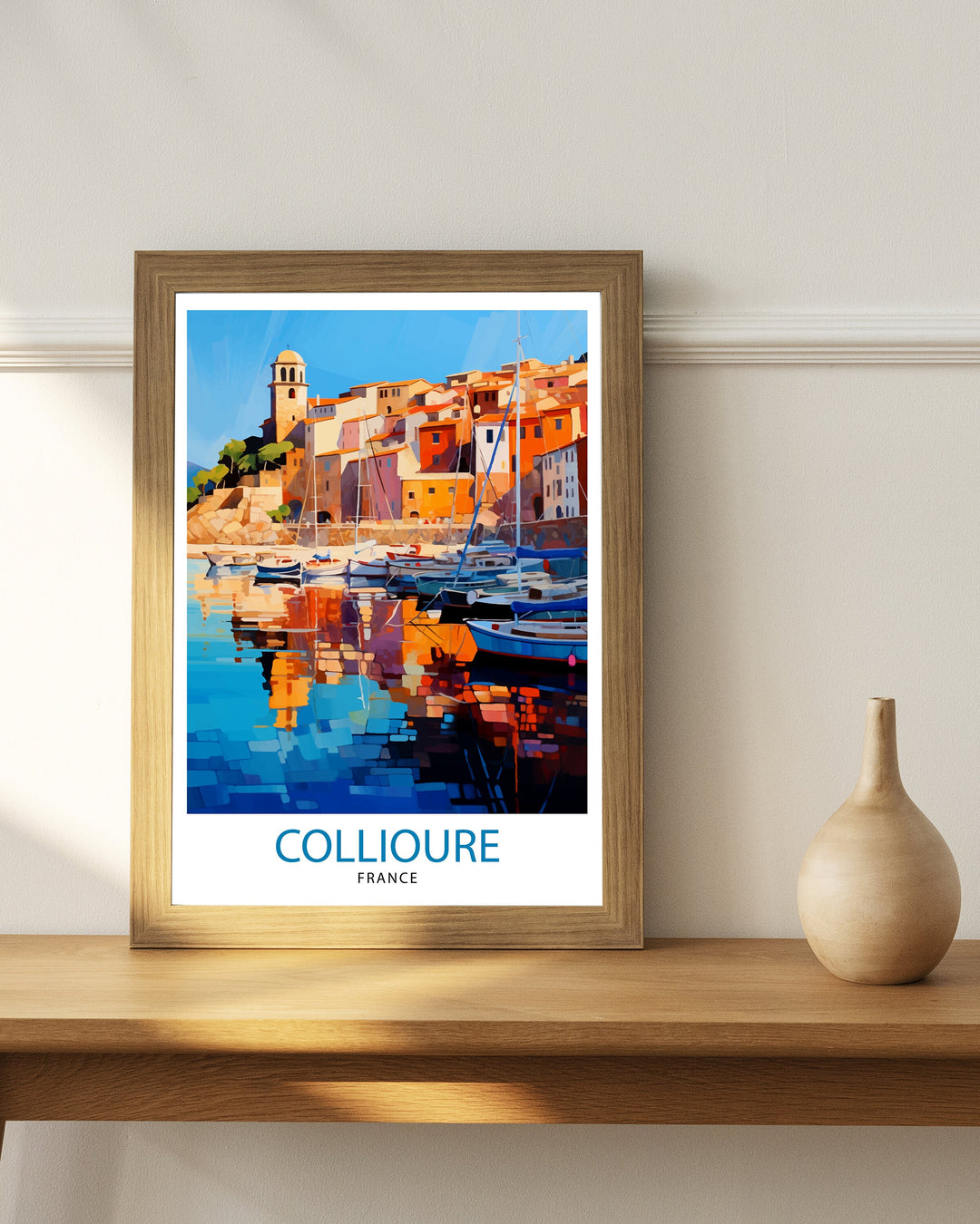 Collioure France Travel Poster Collioure