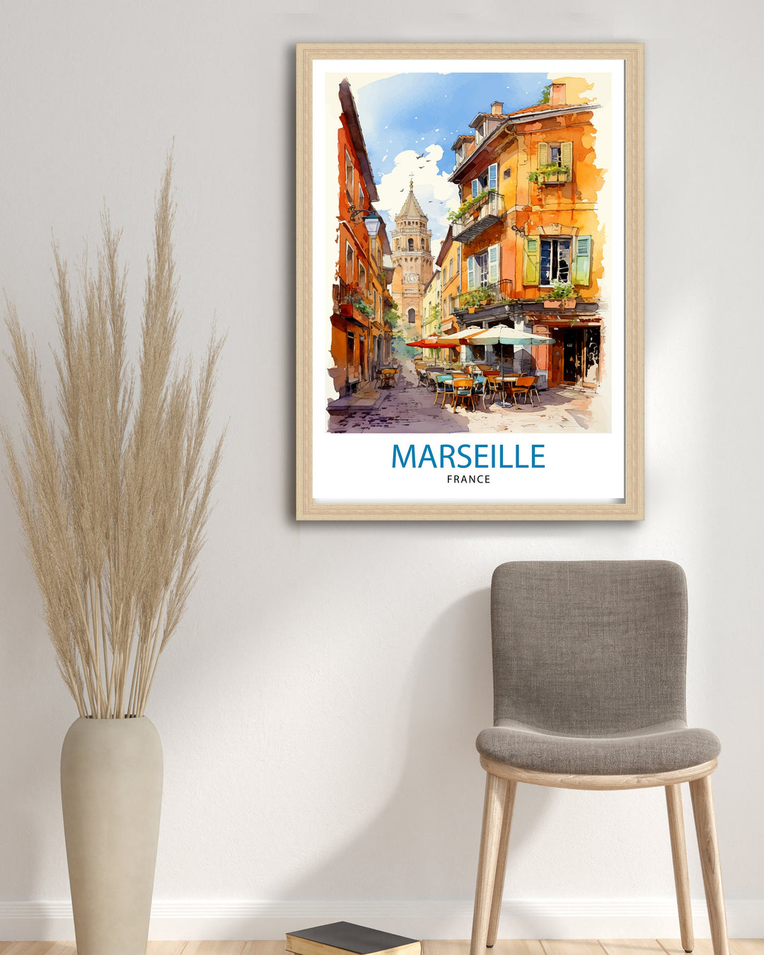 Marseille France Travel Poster Marseille