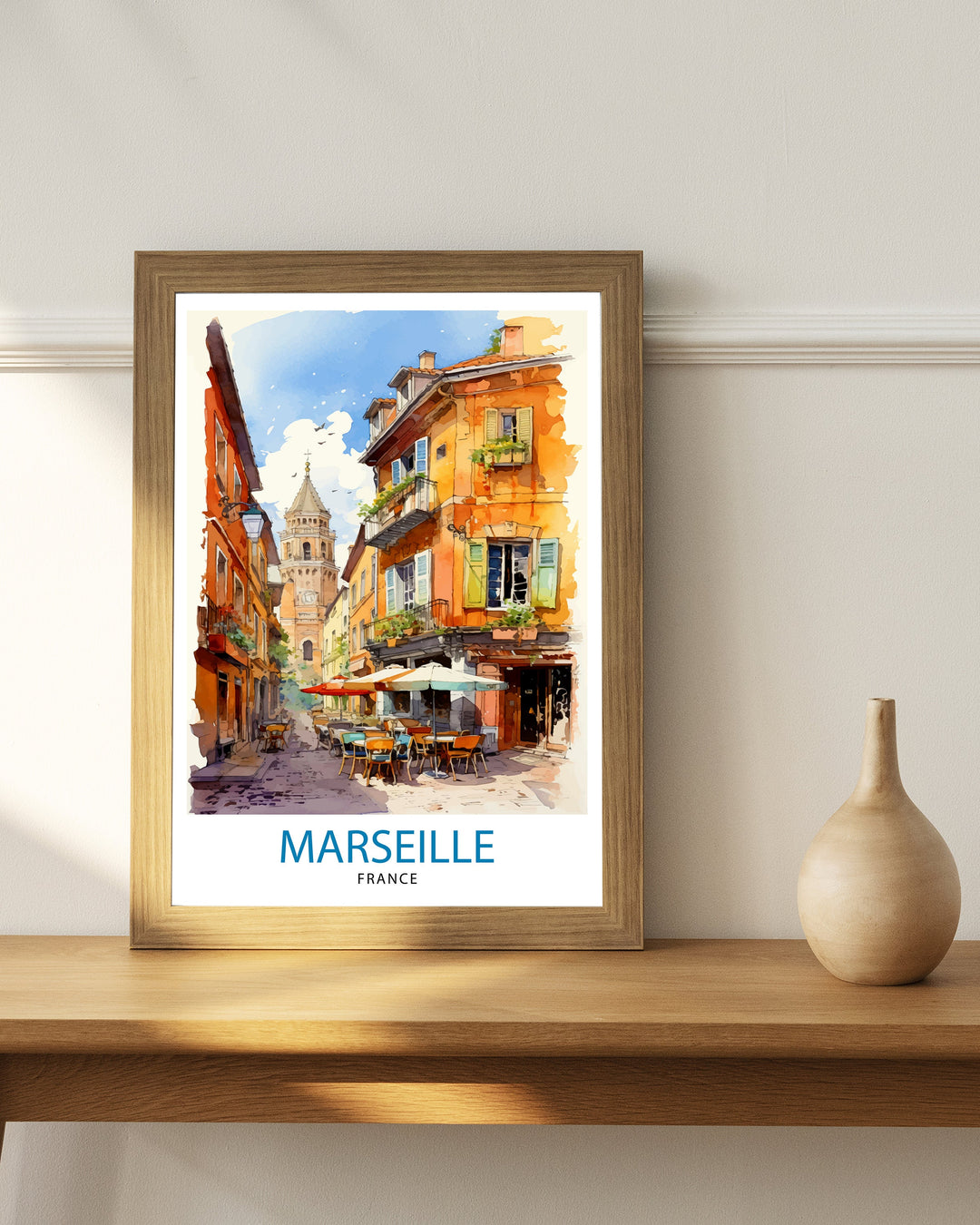 Marseille France Travel Poster Marseille