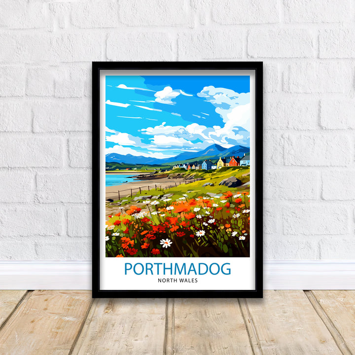 Porthmadog North Wales Travel Poster Wales