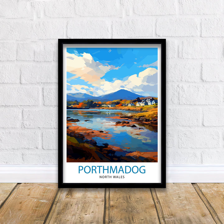 Porthmadog North Wales Travel Poster Wales