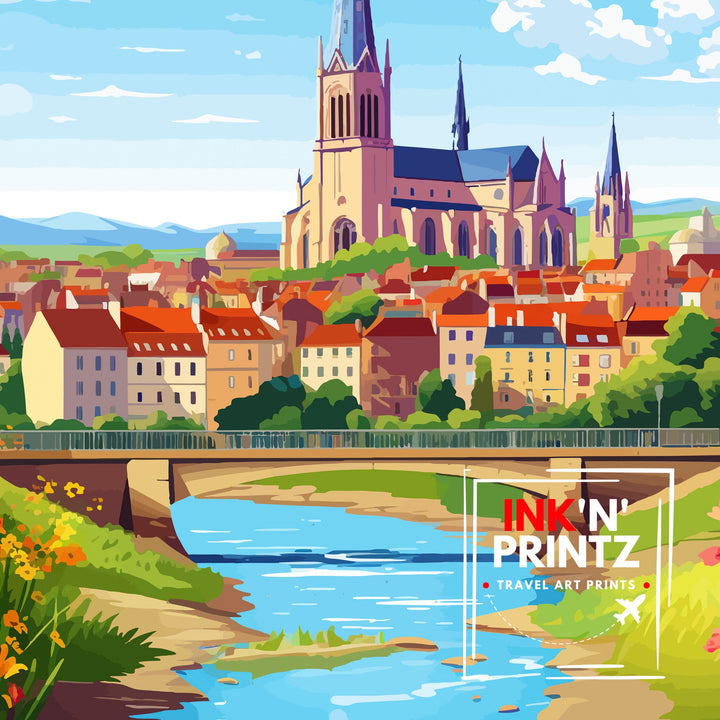 Nancy France Travel Poster