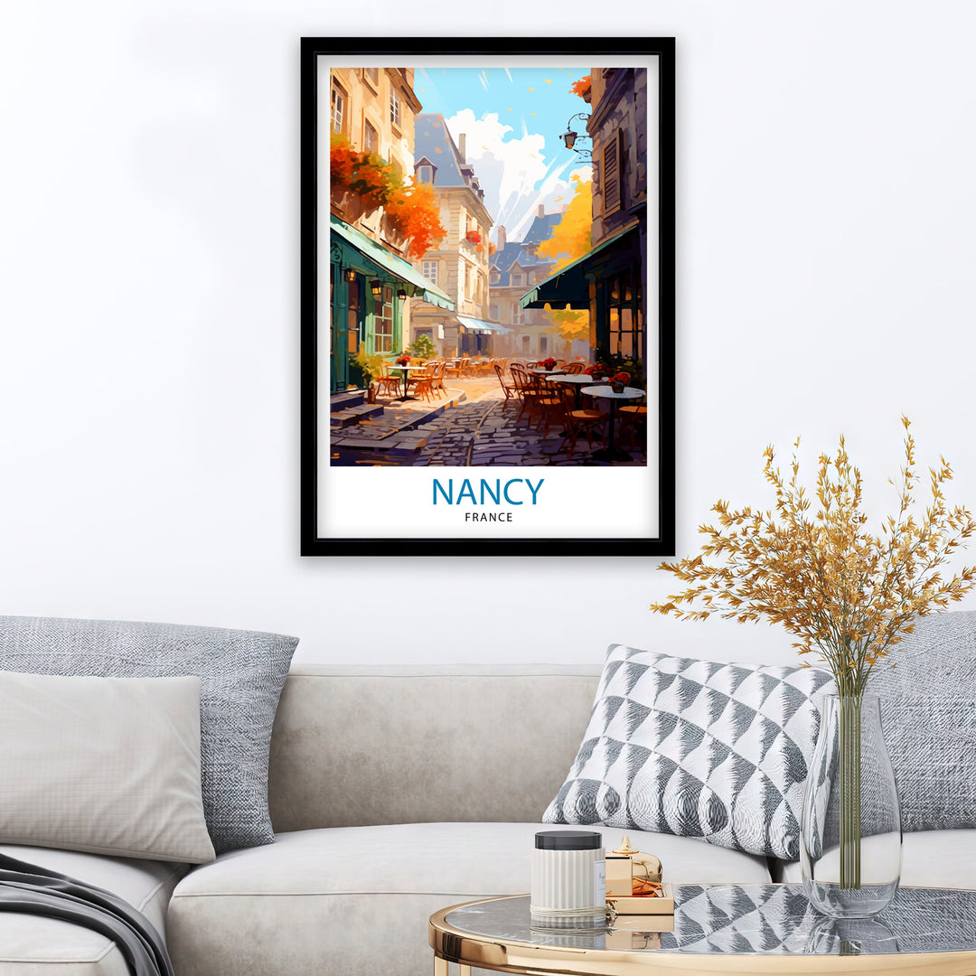 Nancy France Travel Poster