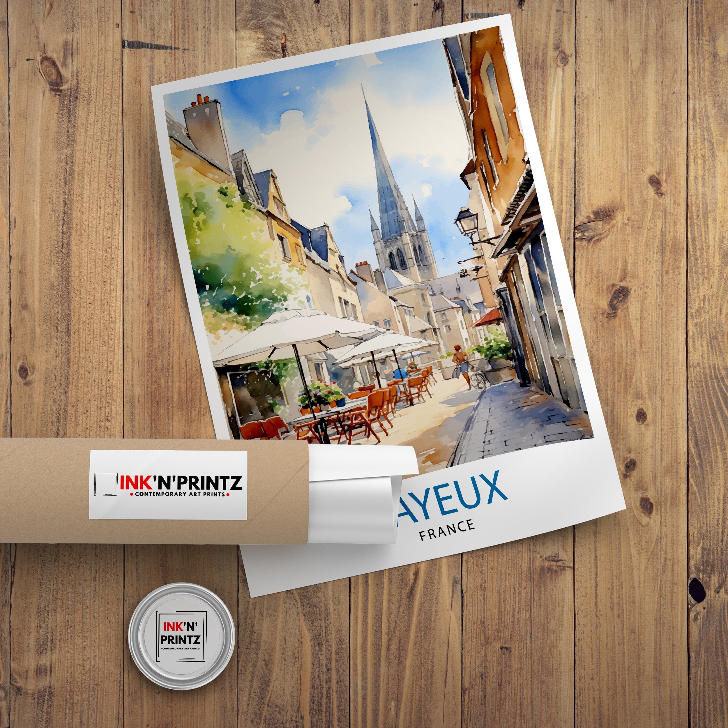 Bayeux France Travel Print Bayeux Wall Decor Bayeux Poster France Travel Prints Bayeux Art Print Bayeux Illustration Bayeux Wall Art
