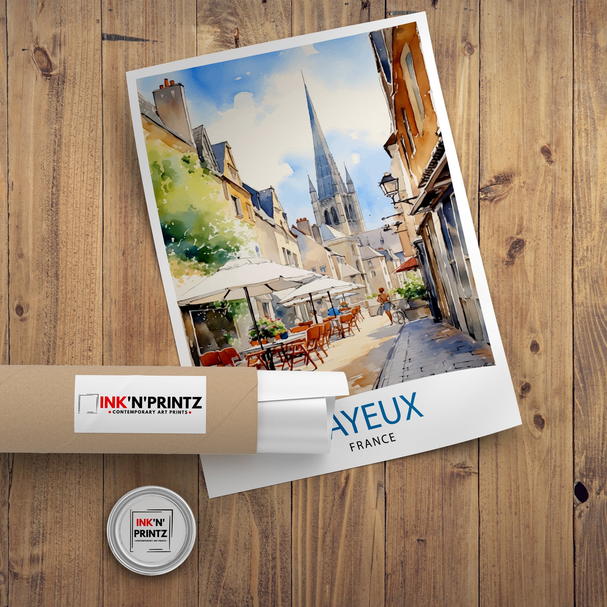 Bayeux France Travel Print Bayeux Wall Decor Bayeux Poster France Travel Prints Bayeux Art Print Bayeux Illustration Bayeux Wall Art