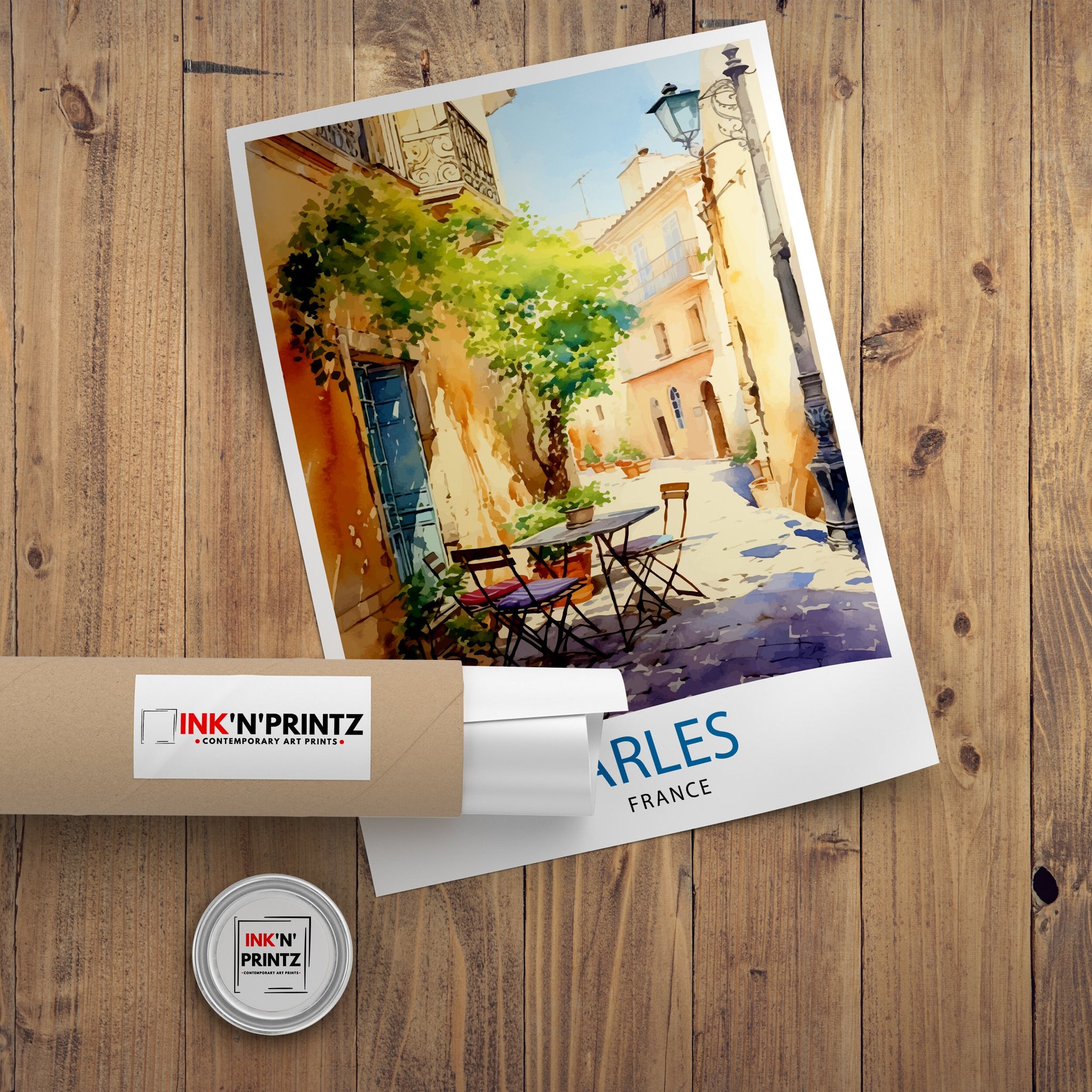 Arles France Travel Print Arles Wall Decor Arles Home Living Decor Arles France Illustration Travel Poster Gift for Arles France Home Decor