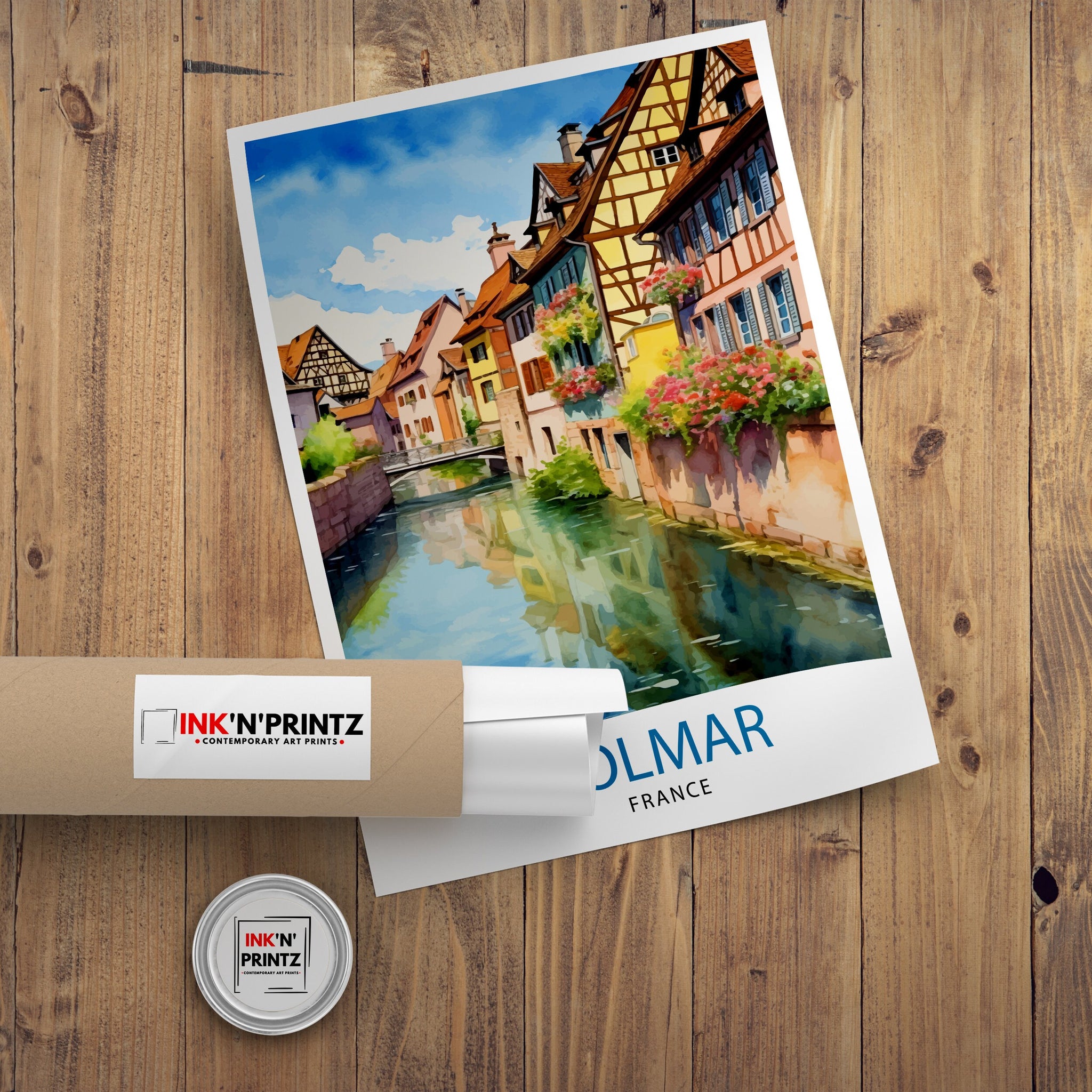 Colmar France Travel Print Colmar Wall Art Colmar Home Decor Colmar Illustration Travel Poster Gift For Colmar France France Home Decor