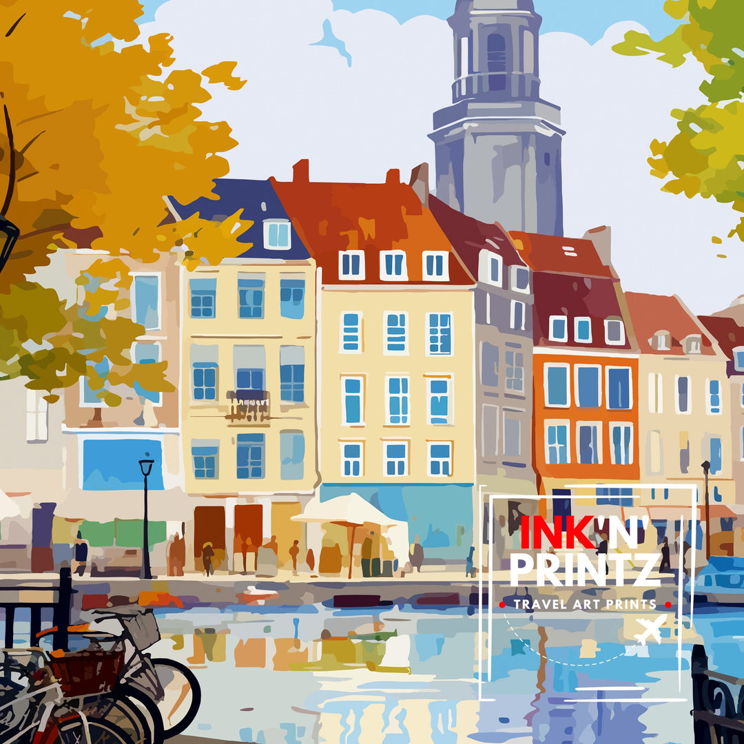 Lille France Travel Poster Lille