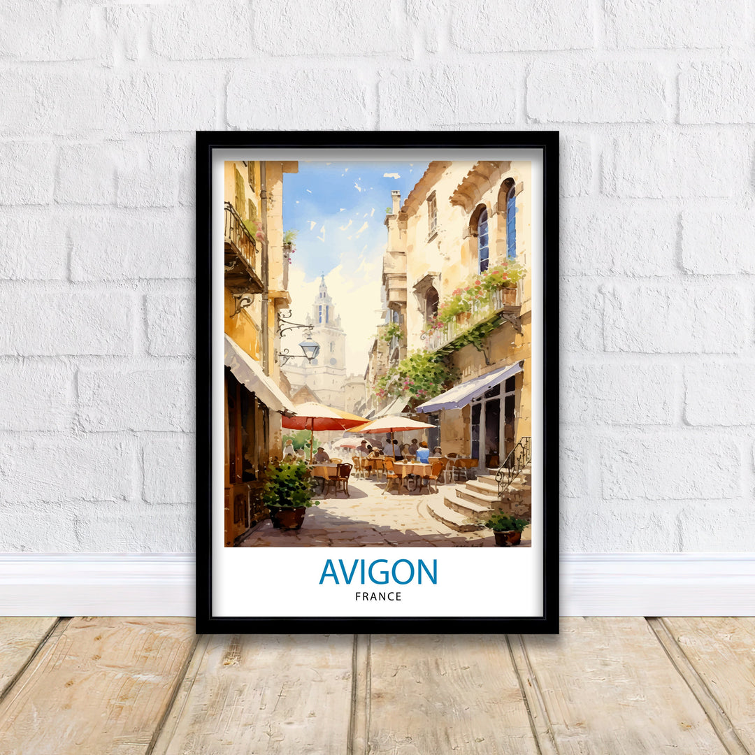 Avignon France Travel Poster , Avignon