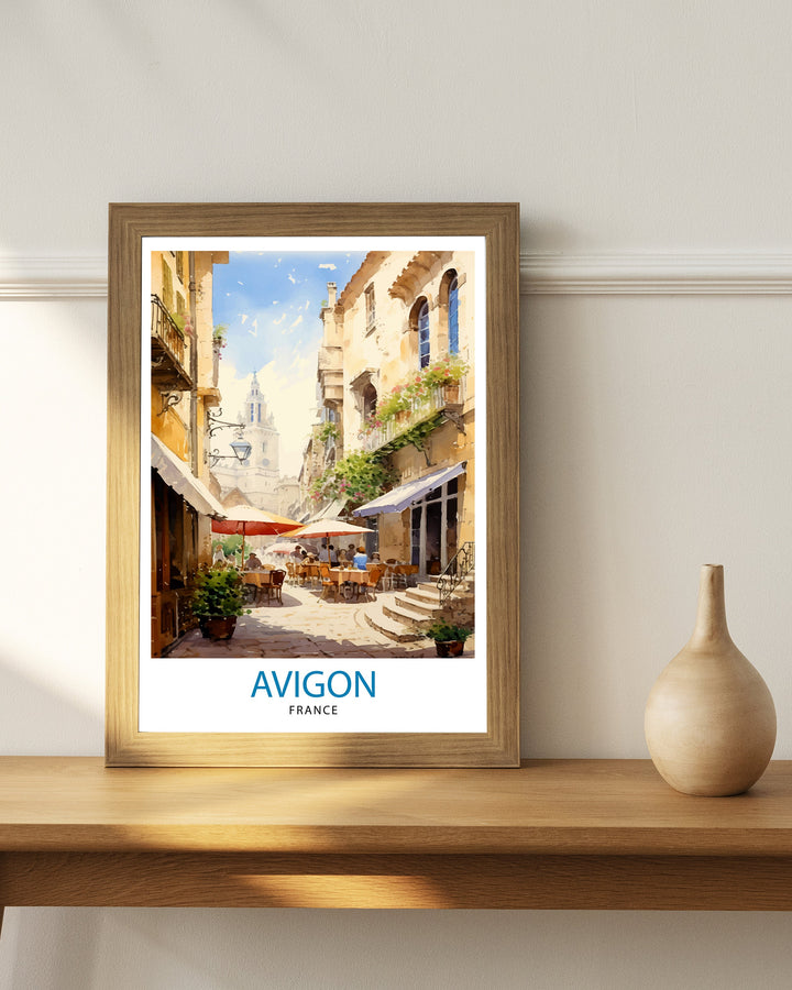 Avignon France Travel Poster , Avignon