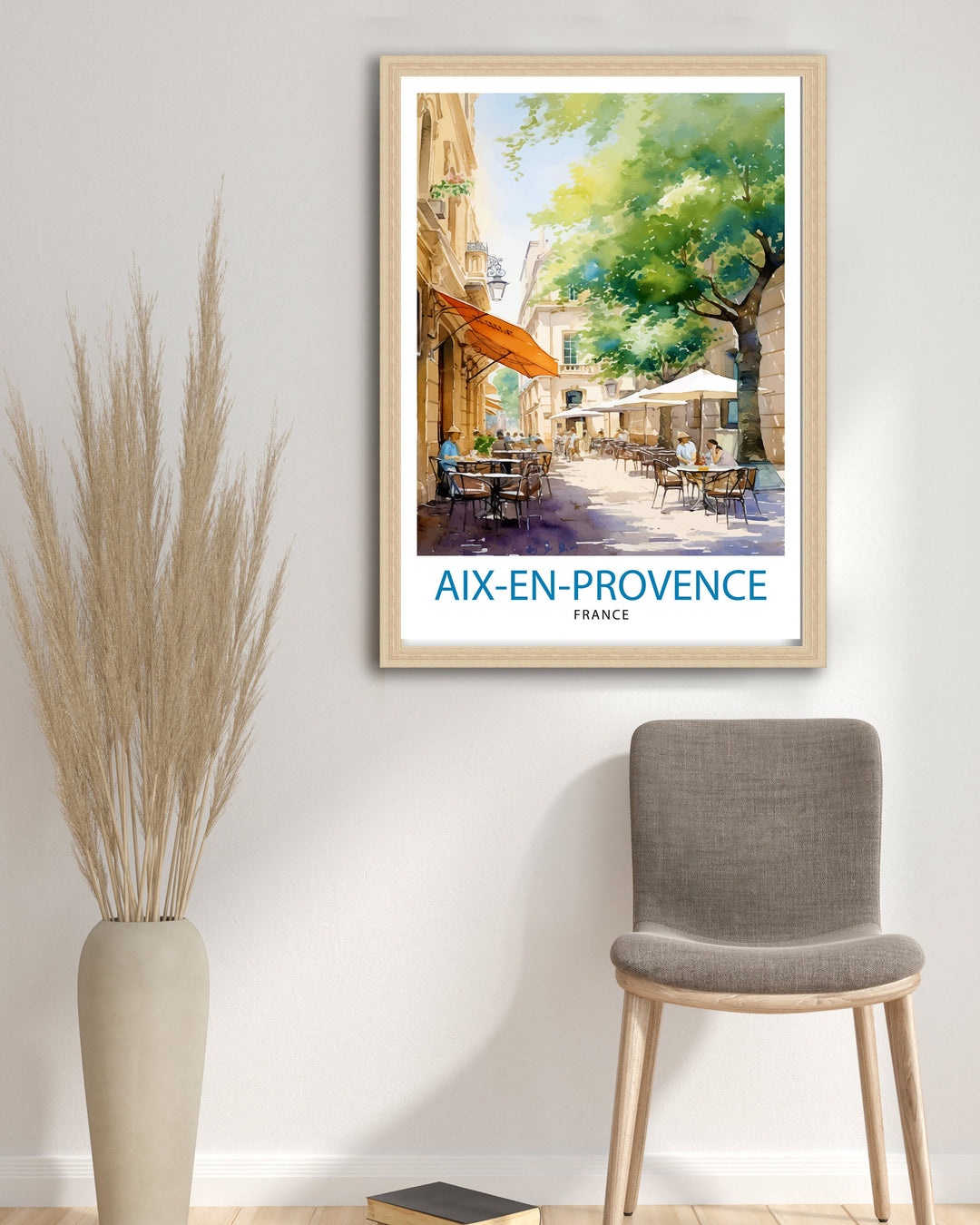 Aix-en-Provence Travel Poster Provence