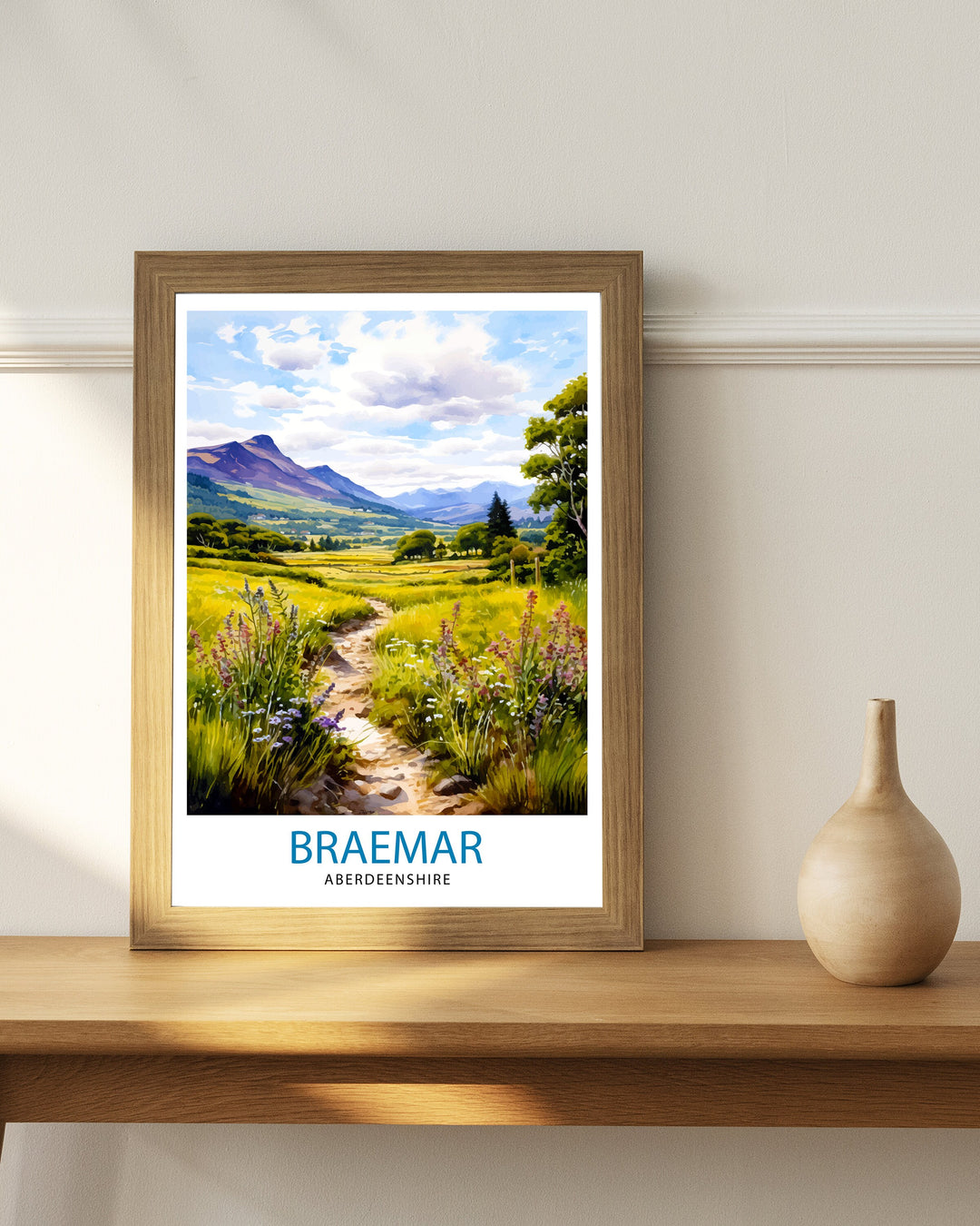 Braemar Aberdeenshire Travel Poster Braemar