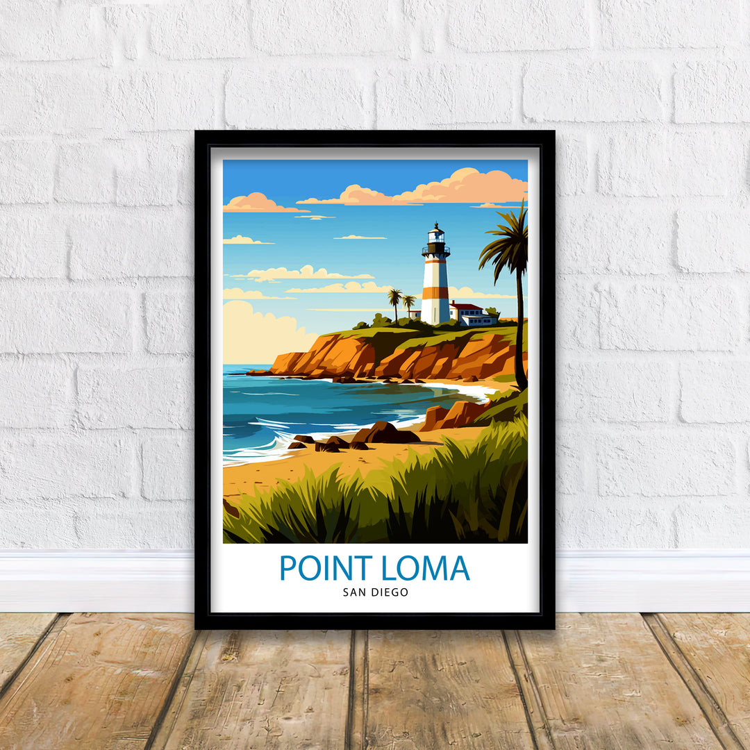 Point Loma San Diego Travel Poster