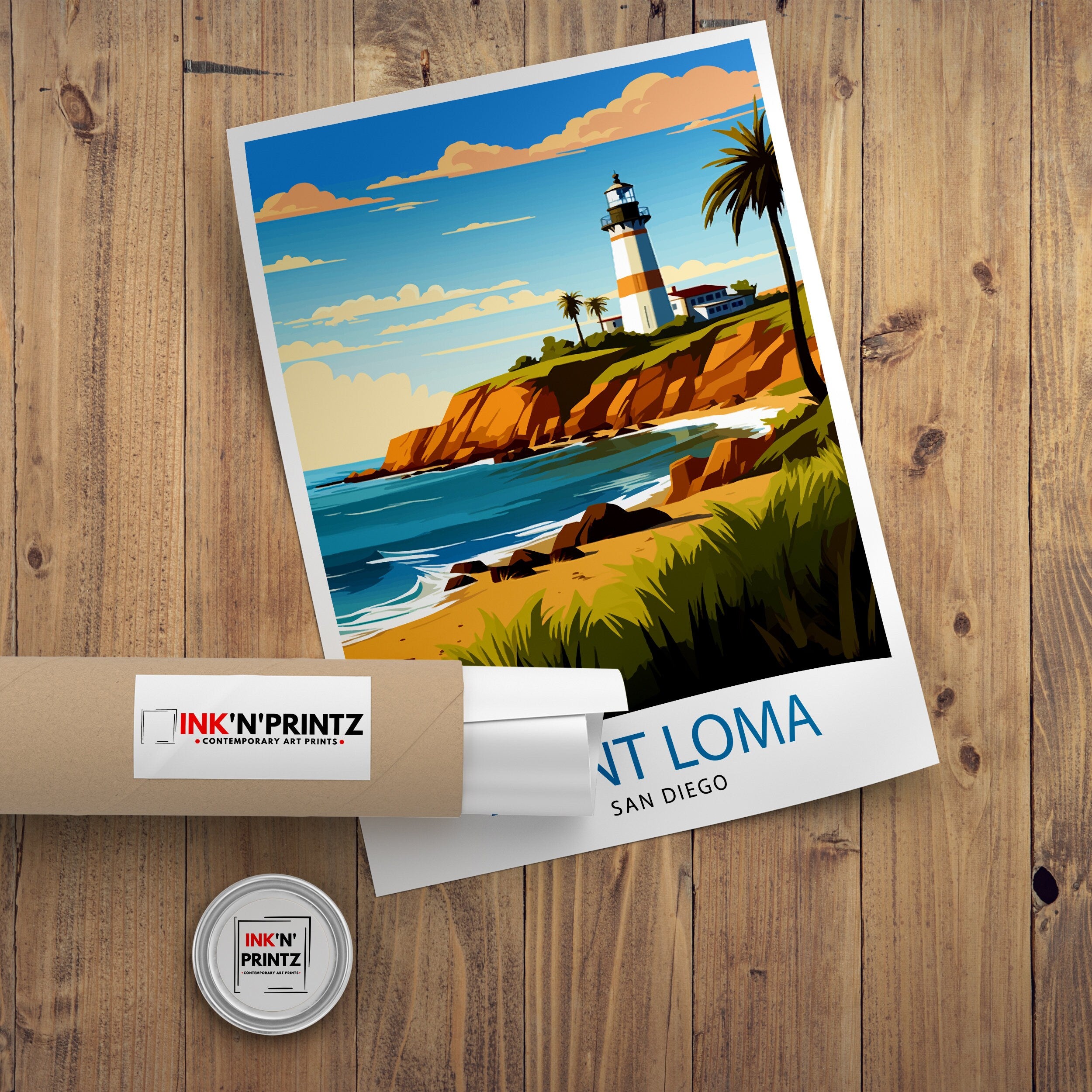 Point Loma San Diego Travel Print| Point Loma Wall Decor Point Loma Poster San Diego Travel Prints Point Loma Art Print Point