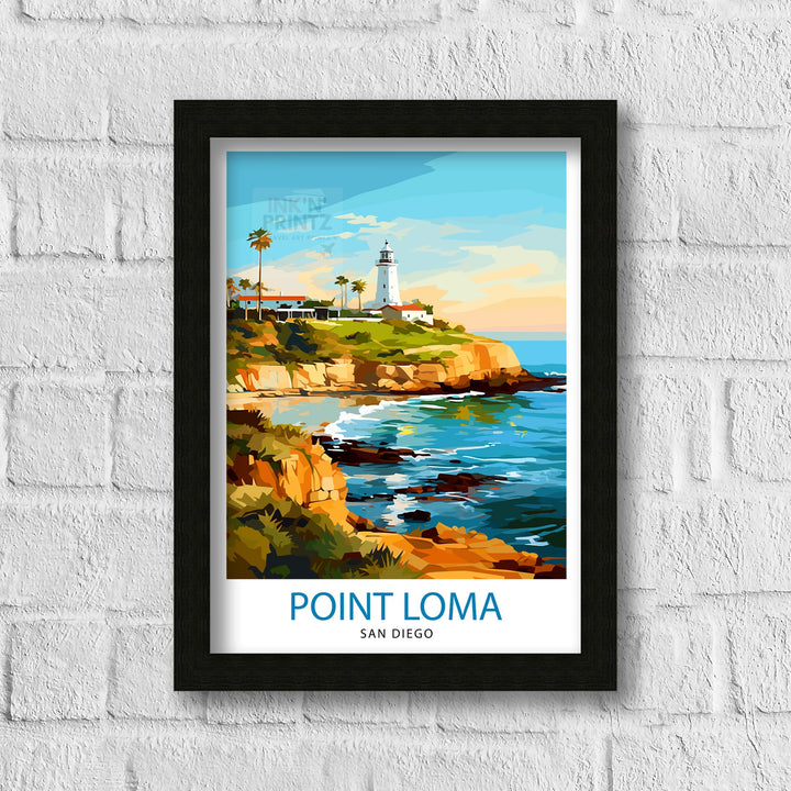 Point Loma San Diego Travel Poster