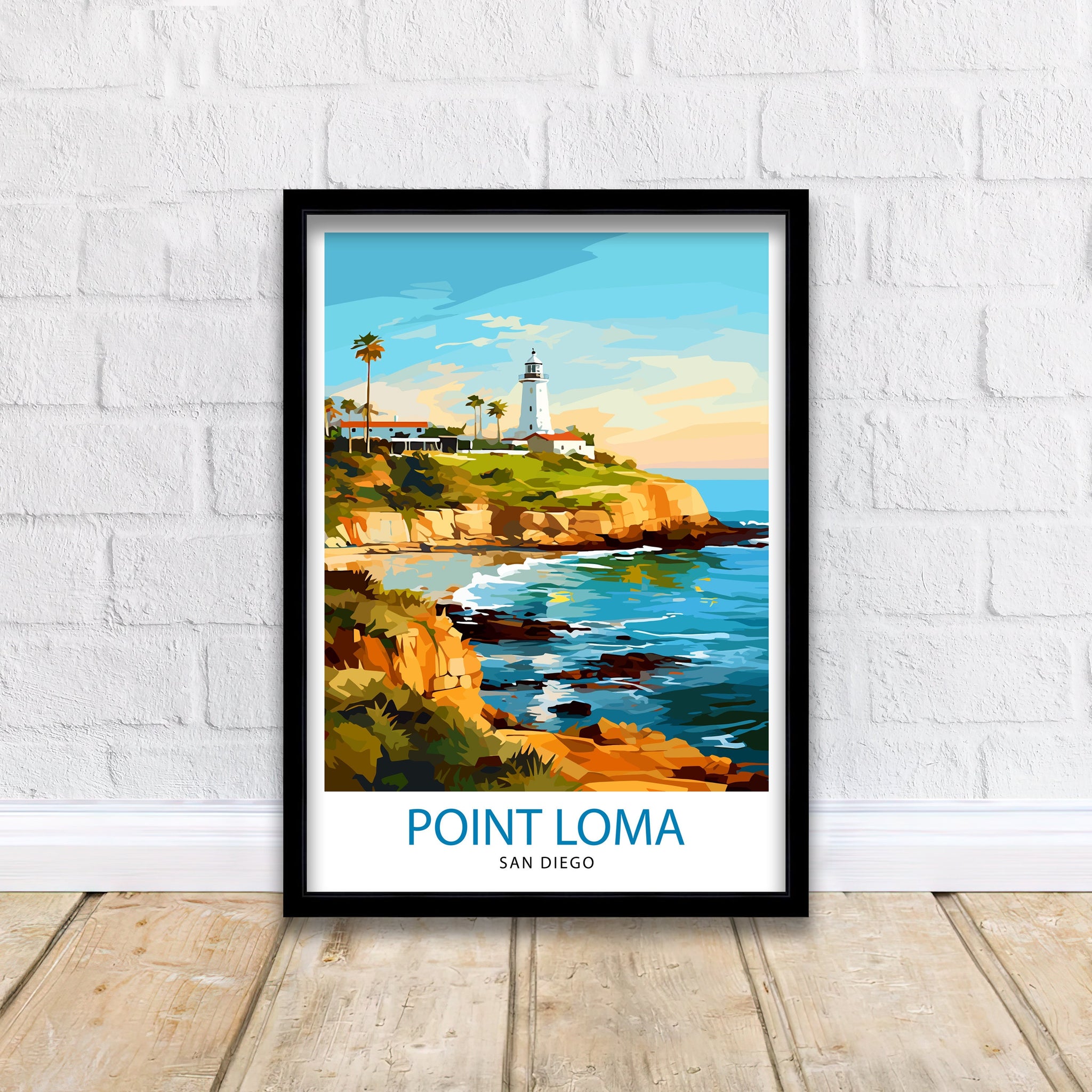 Point Loma San Diego Travel Print| Point Loma Wall Decor Point Loma Poster San Diego Travel Prints Point Loma Art Print Point