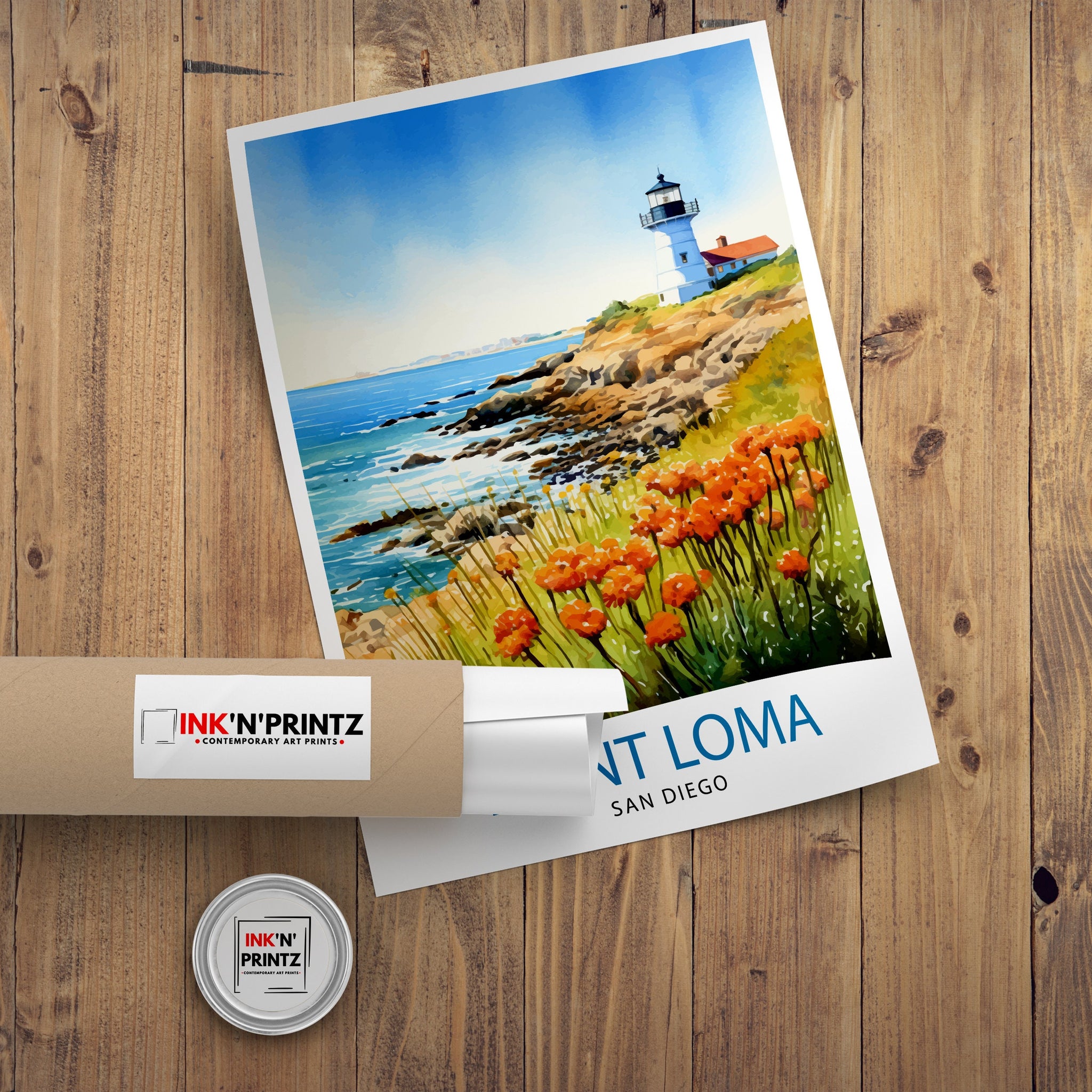 Point Loma San Diego Travel Print| Point Loma Wall Decor Point Loma Poster San Diego Travel Prints Point Loma Art Print Point