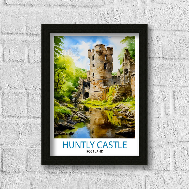 Huntly Castle Scotland Travel Print Huntly Castle Wall Decor Huntly Castle Poster Scotland Travel Prints Huntly Castle Art Print Huntly